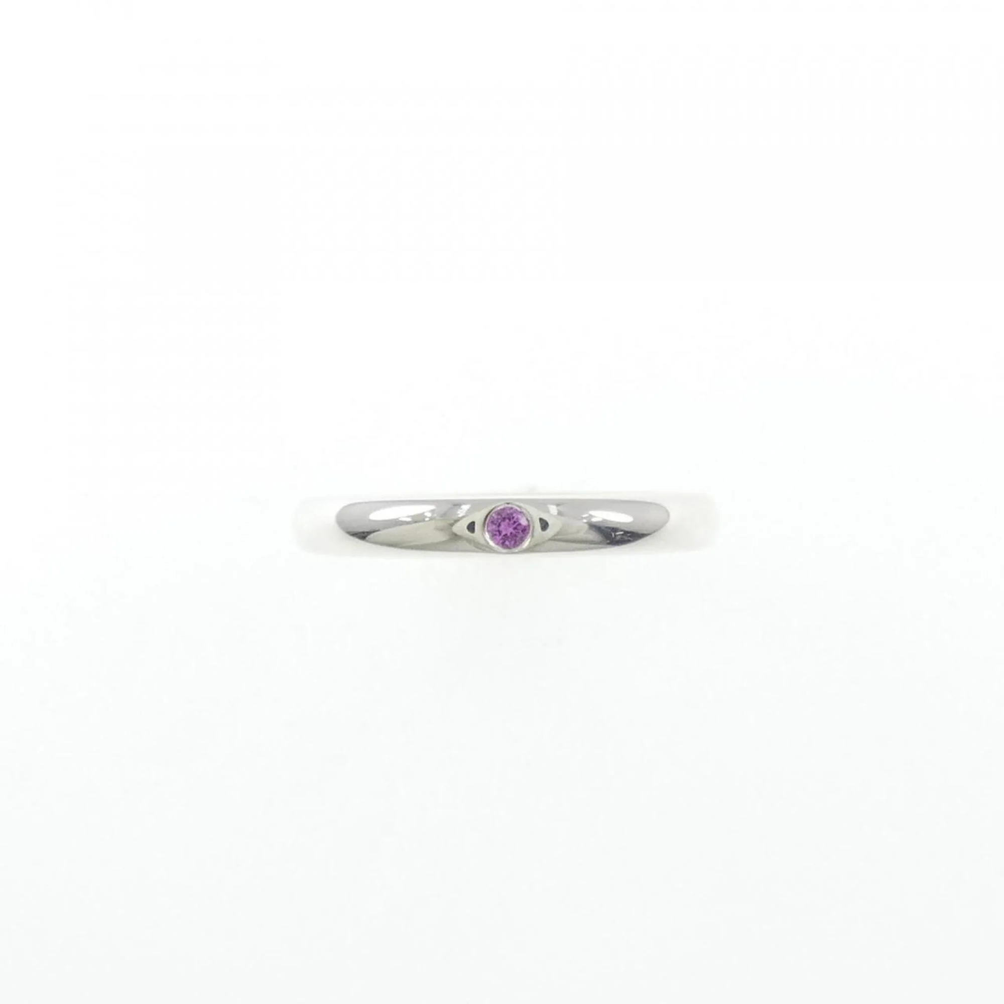 Band Ring Sterling Silver With Sapphire - Image 2