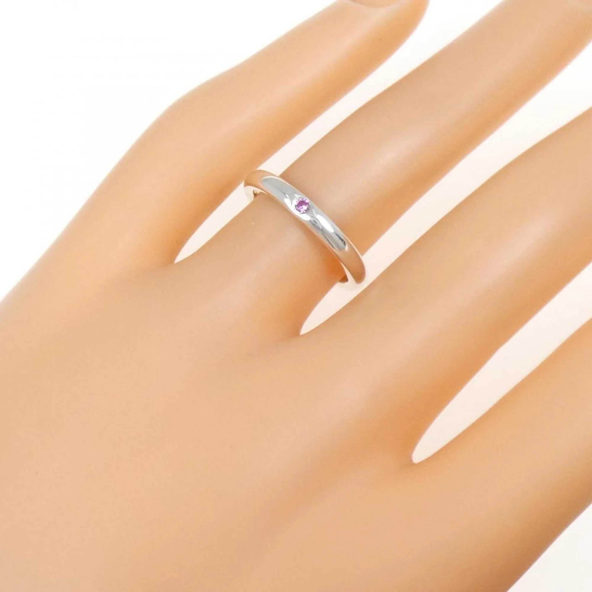 Band Ring Sterling Silver With Sapphire - Image 5