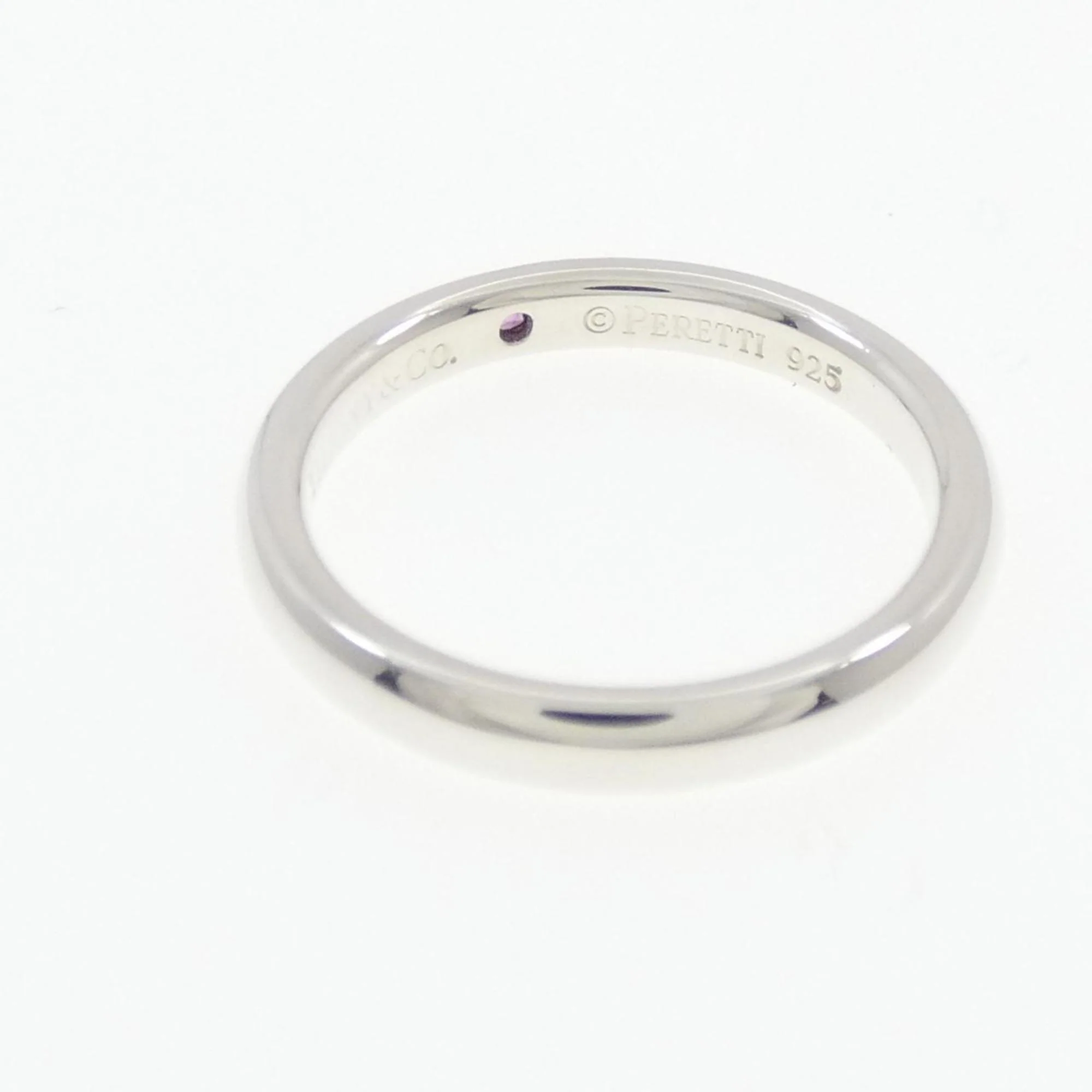Band Ring Sterling Silver With Sapphire - Image 3