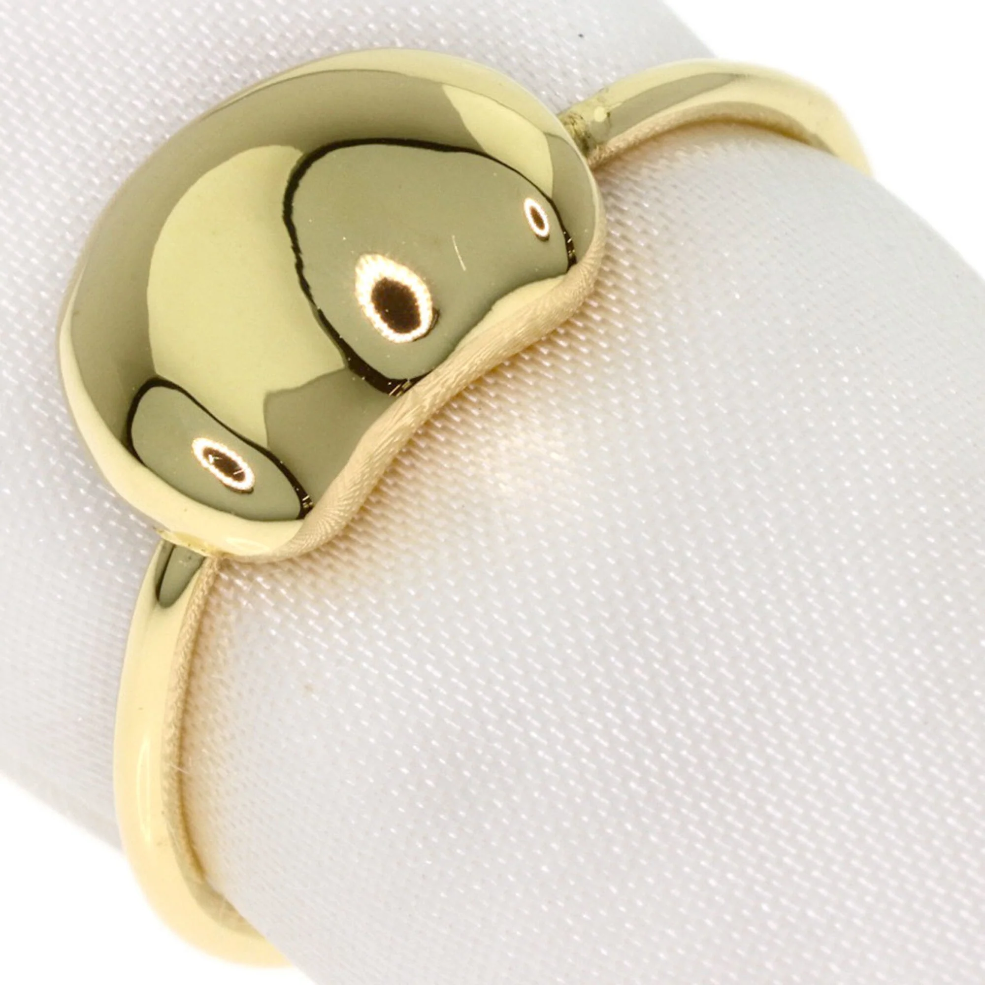 Bean Ring 18K Yellow Gold - Image 2