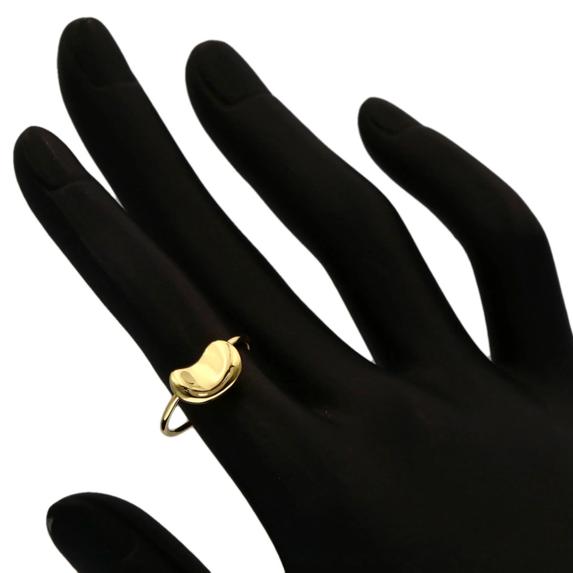 Bean Ring 18K Yellow Gold - Image 6