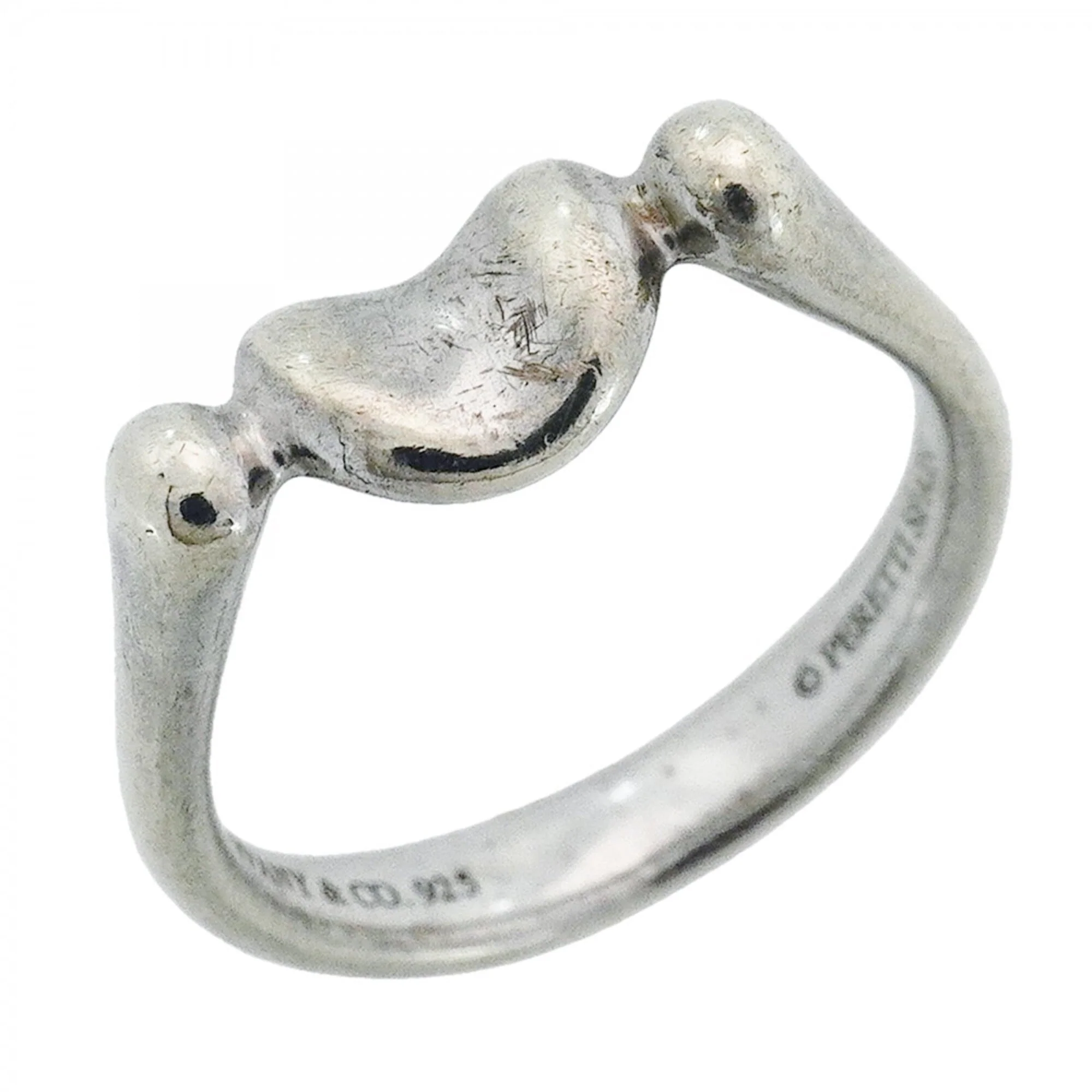 Bean Ring Sterling Silver