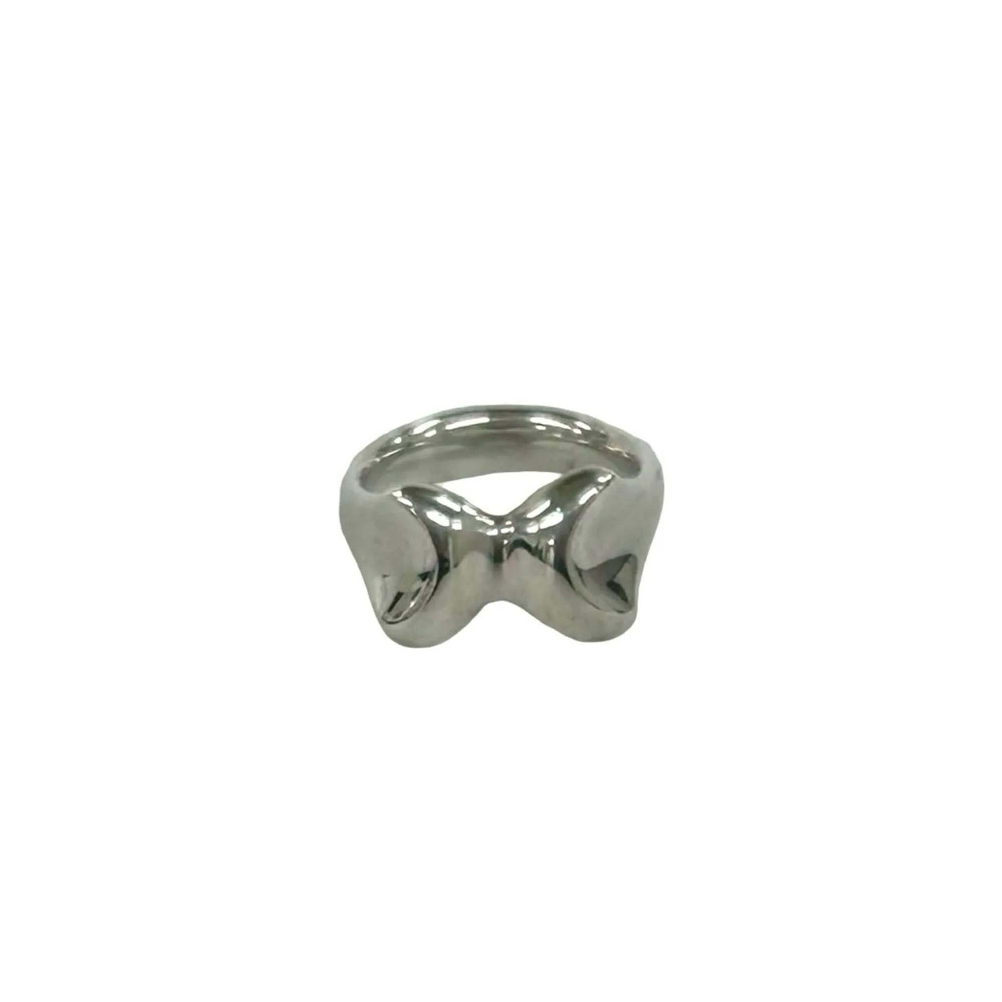 Butterfly Motif Ring Sterling Silver