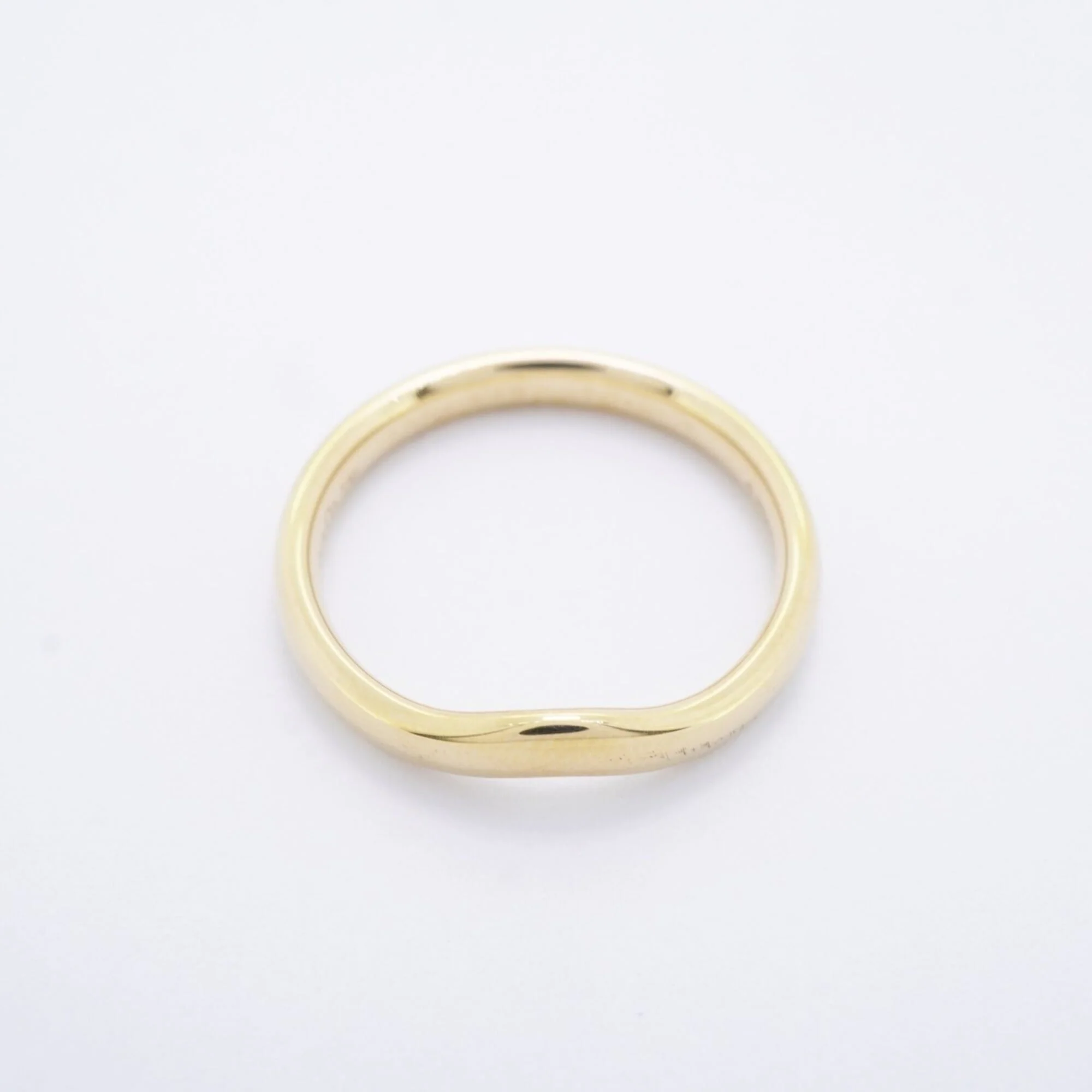 Curved Band Ring 18K Yellow Gold - Image 3