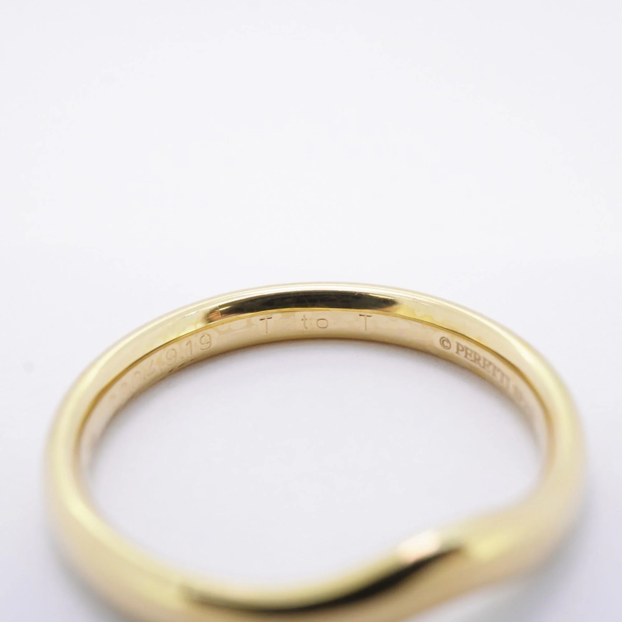 Curved Band Ring 18K Yellow Gold - Image 7