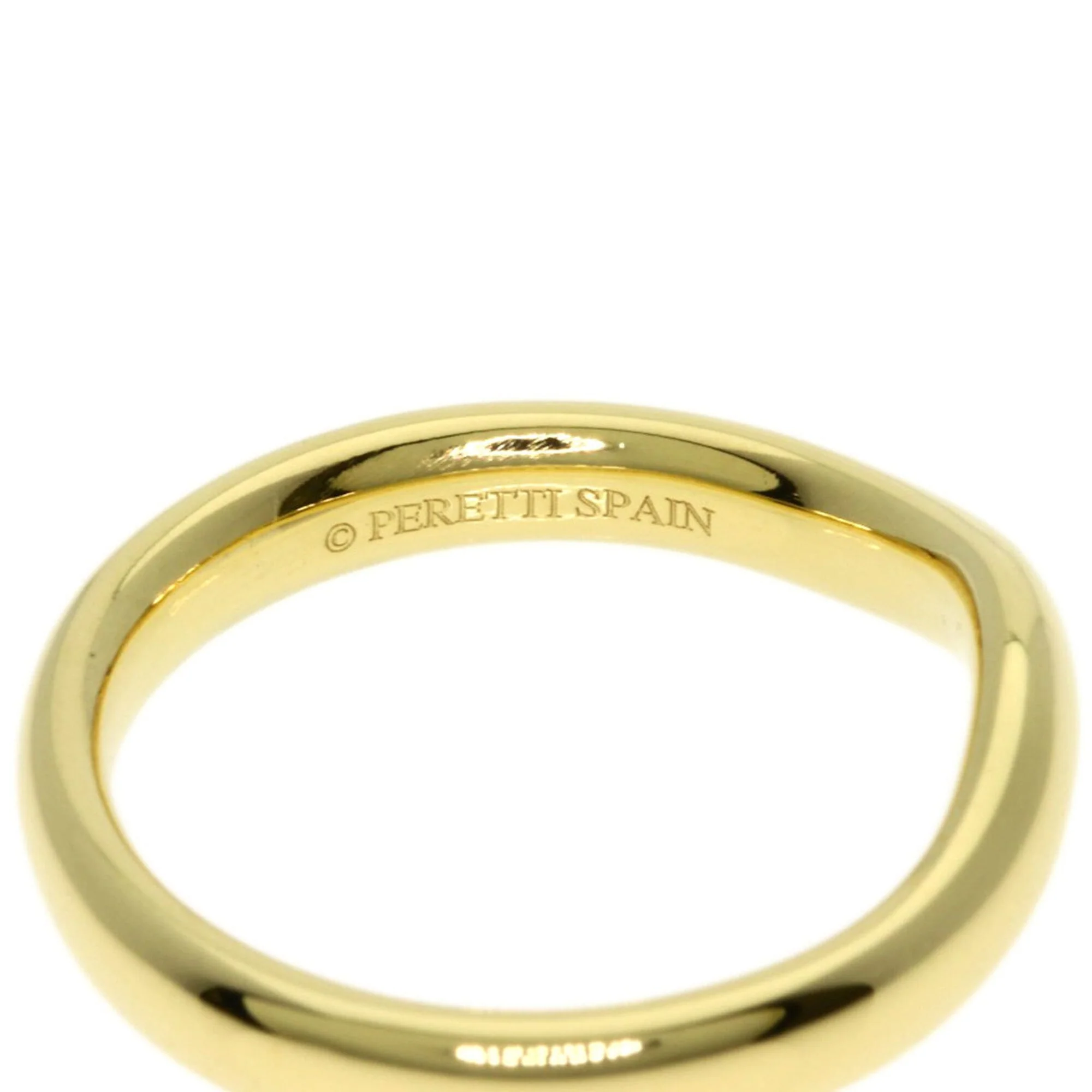 Curved Band Ring 18K Yellow Gold - Image 6