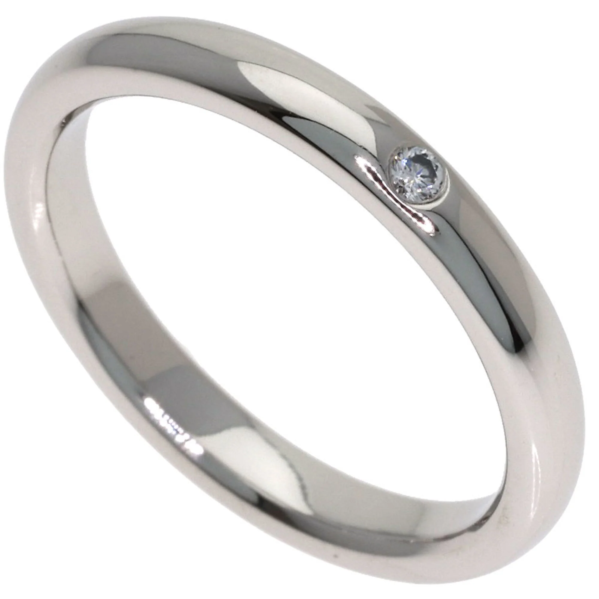 Curved Band Ring Platinum