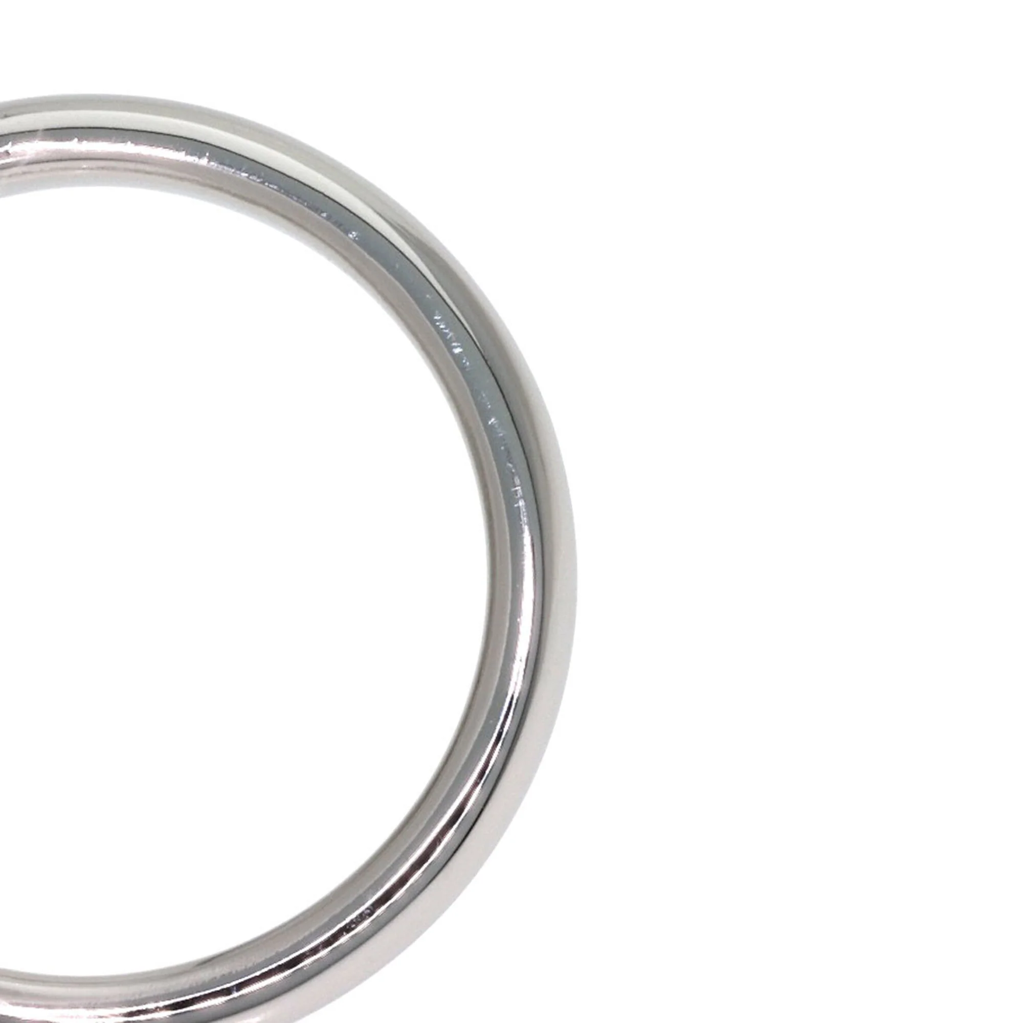 Curved Band Ring Platinum - Image 6