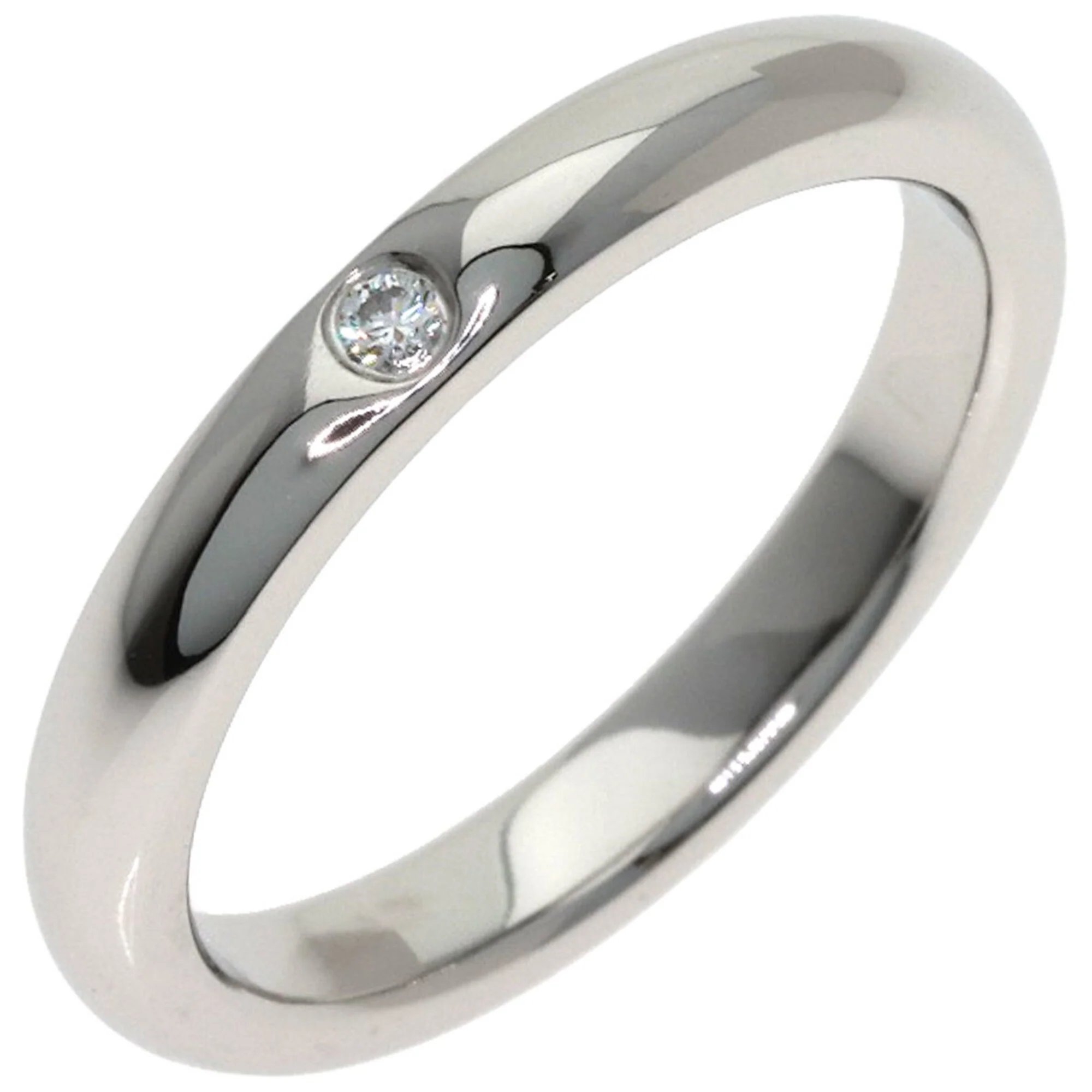 Curved Band Ring Platinum - Image 2