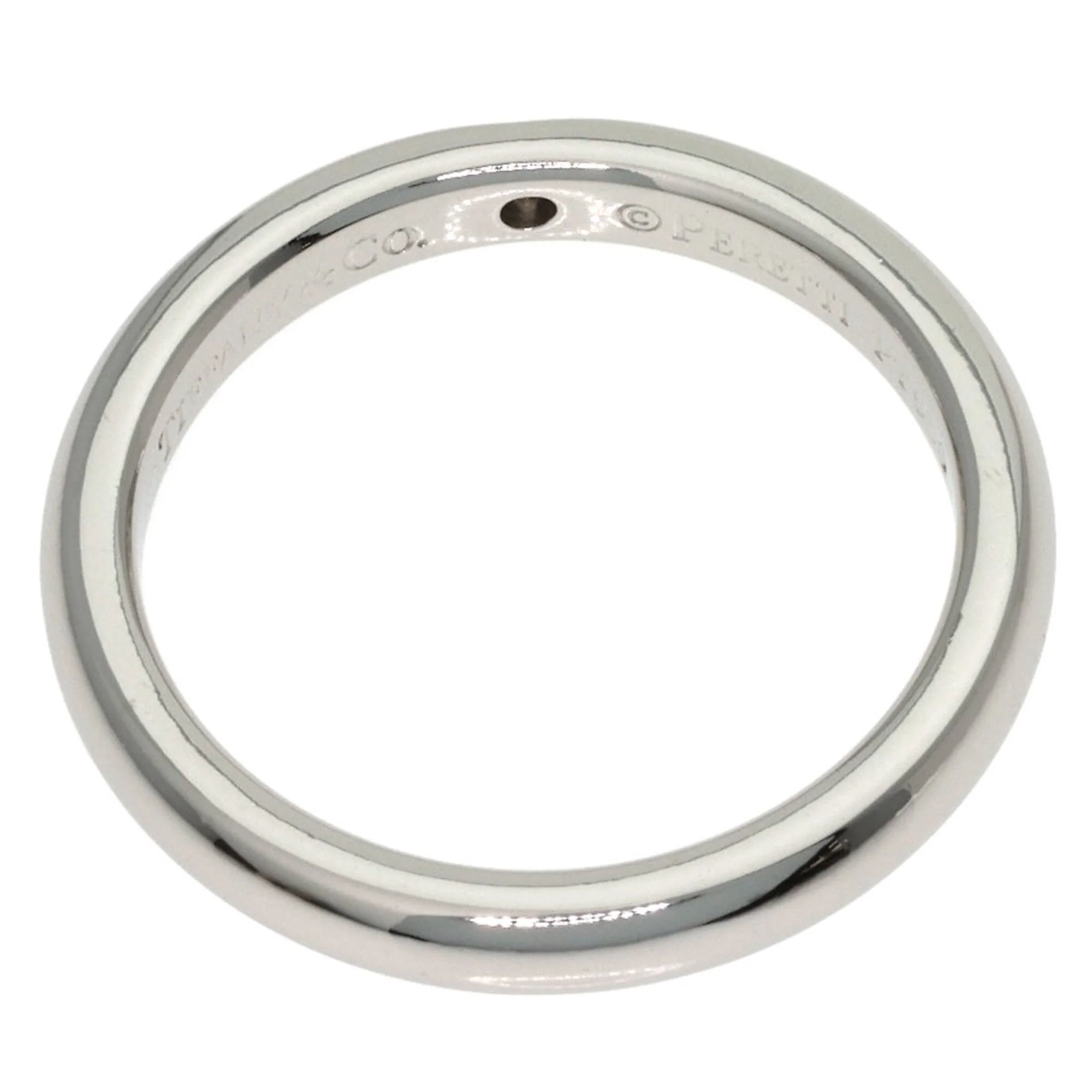 Curved Band Ring Platinum - Image 4