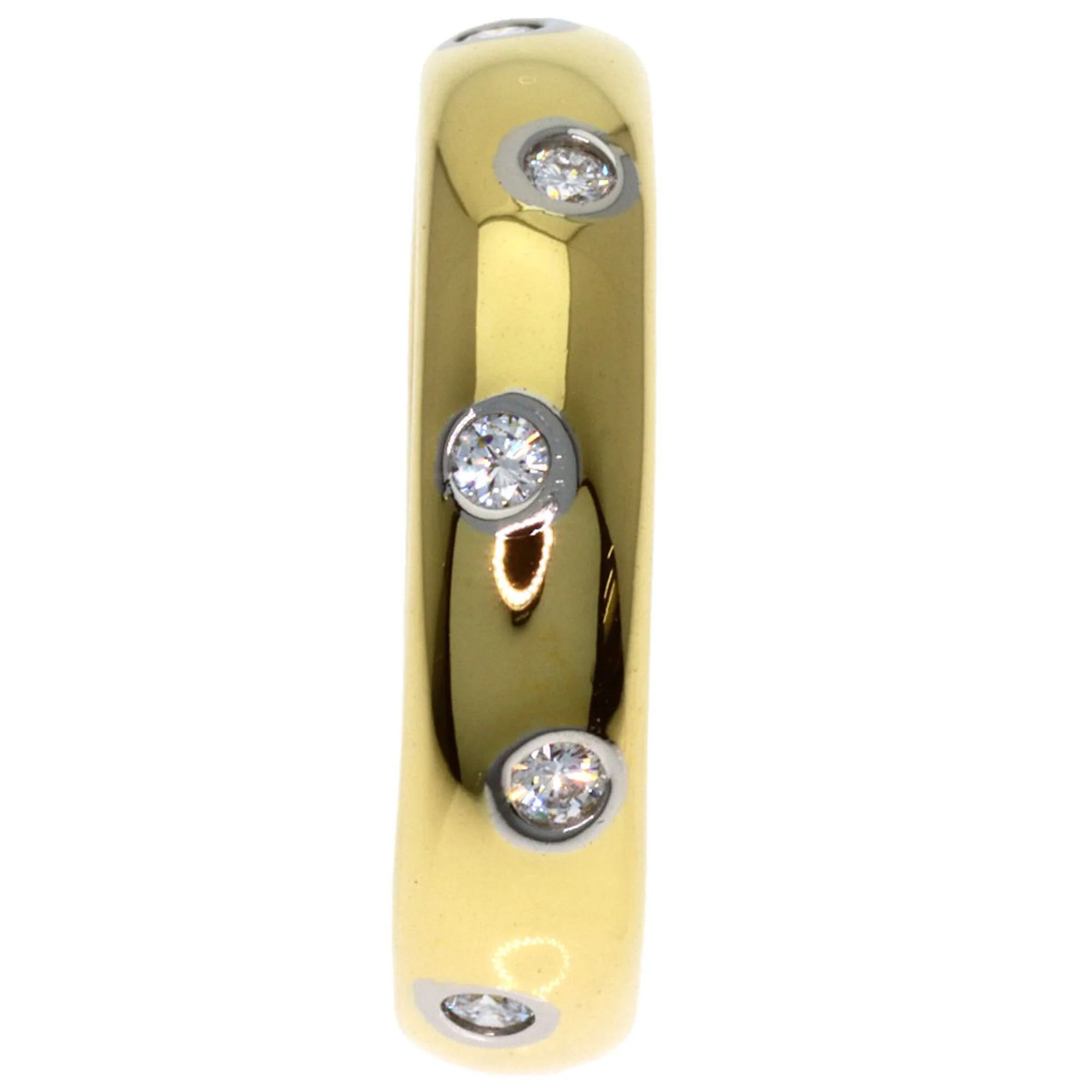 Dots Ring Platinum and 18K Yellow Gold with Diamond - Image 3