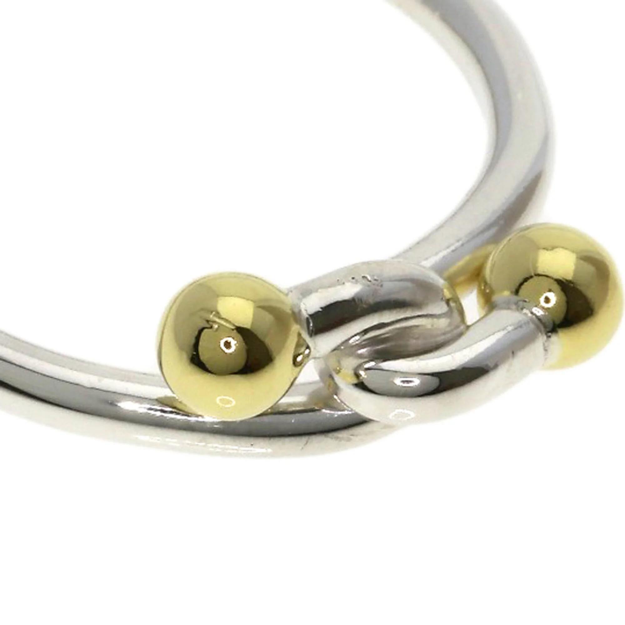 Double Hook Ring Sterling Silver and 18K Yellow Gold - Image 7