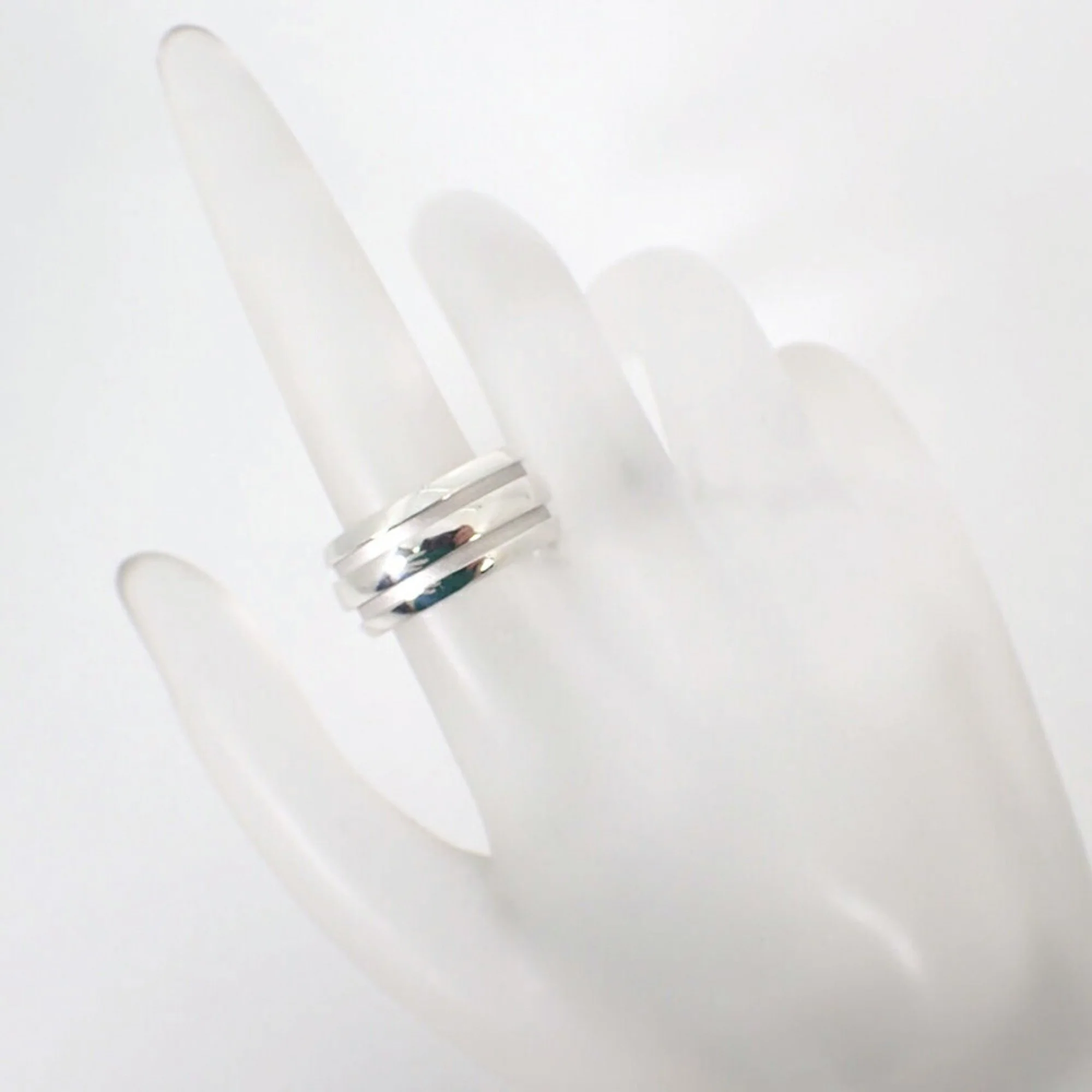 Double Line Ring Sterling Silver - Image 4