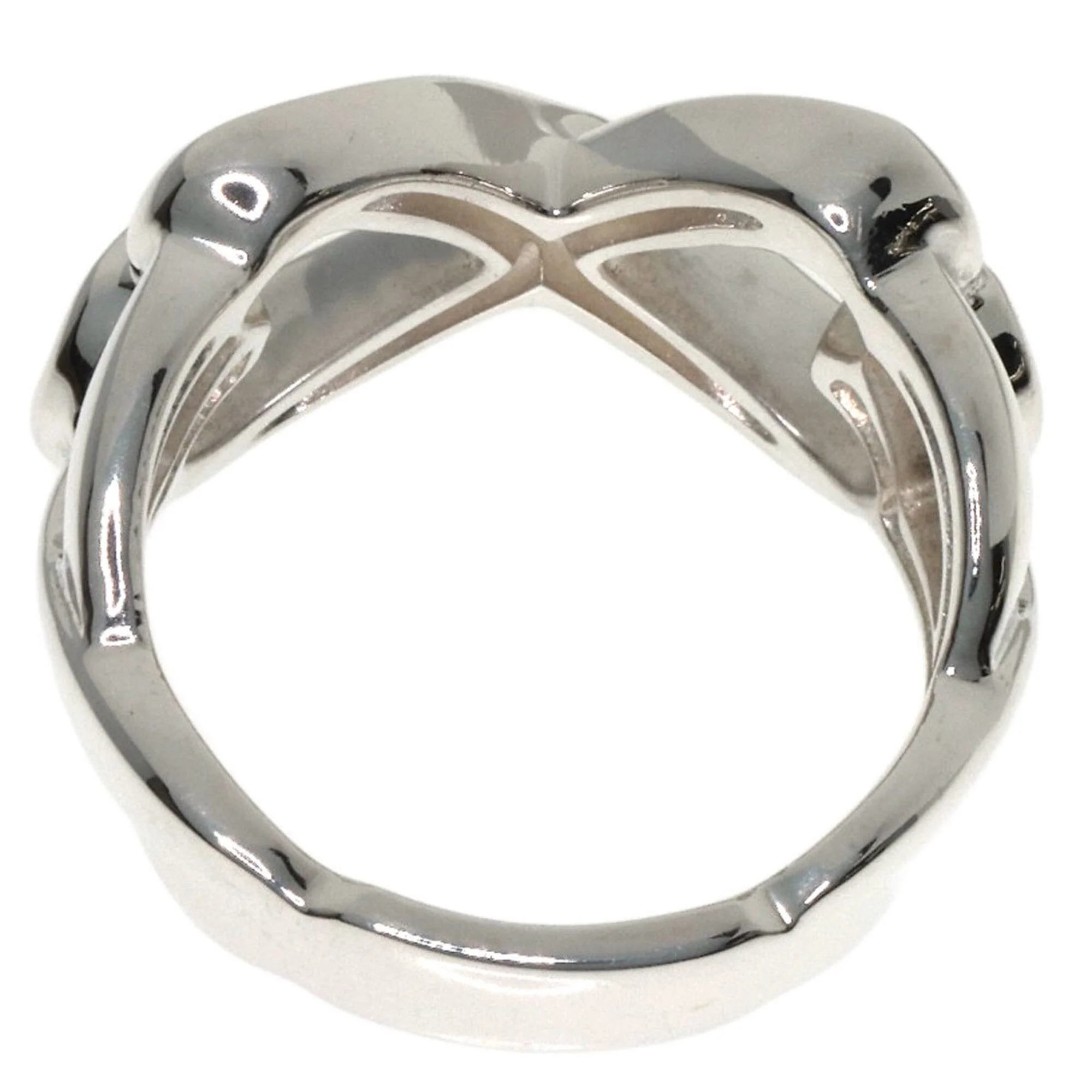 Double Loving Heart Ring Sterling Silver - Image 4