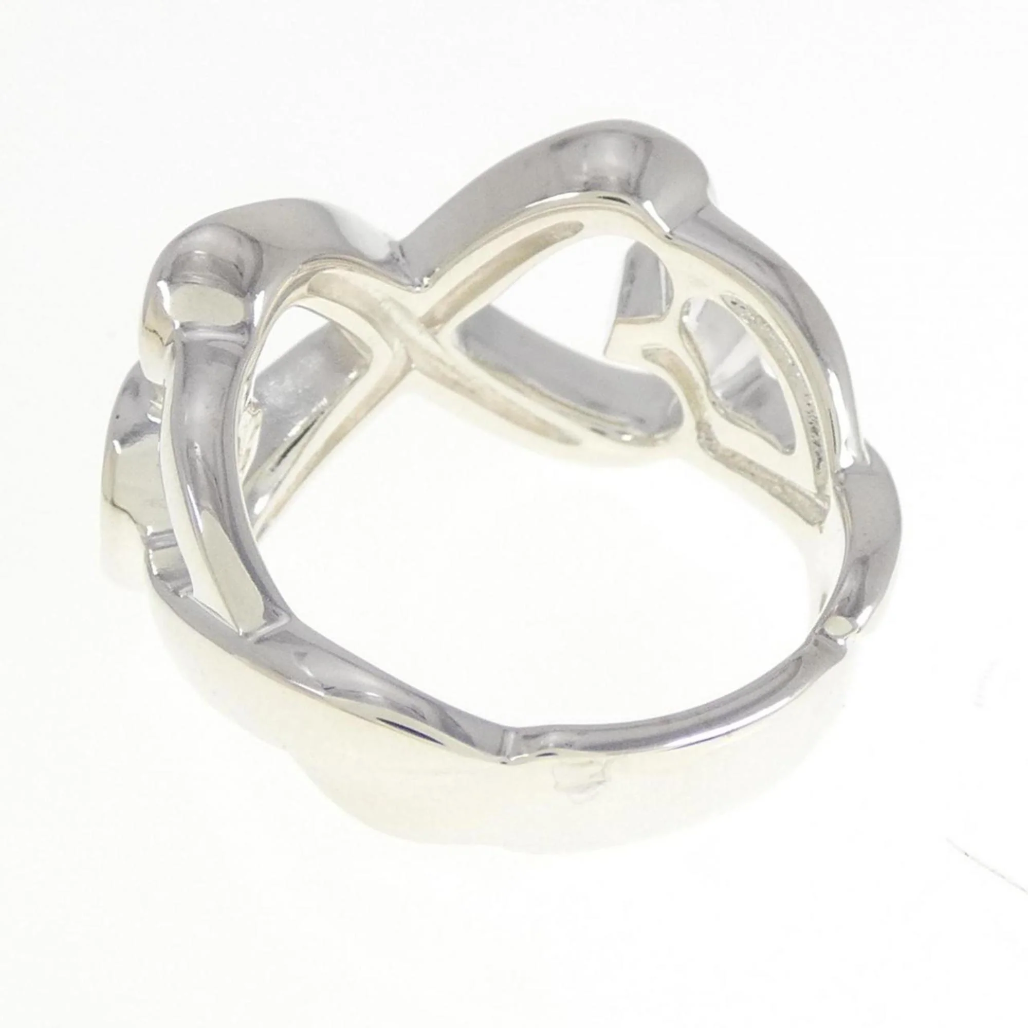 Double Loving Heart Ring Sterling Silver - Image 3