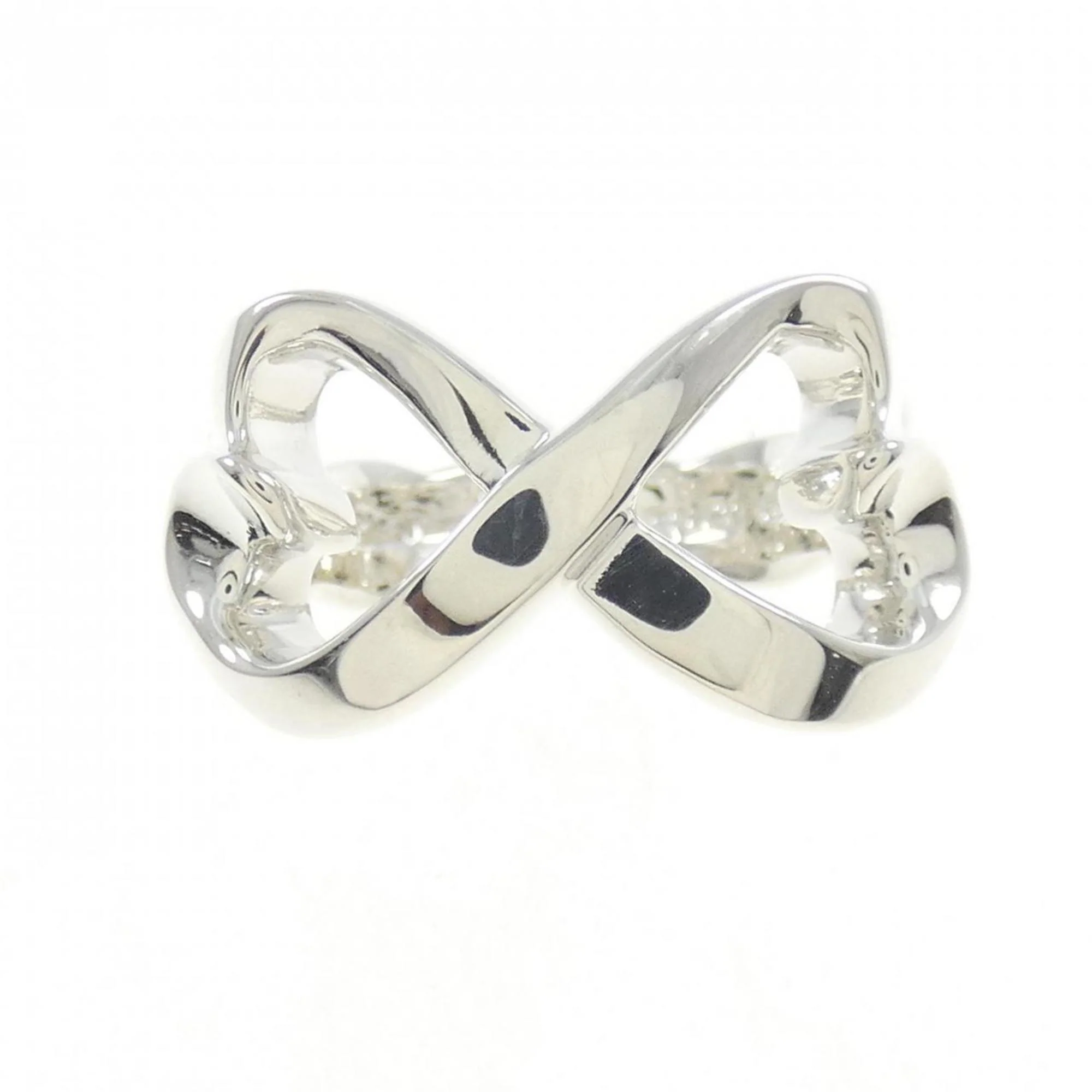Double Loving Heart Ring Sterling Silver - Image 2