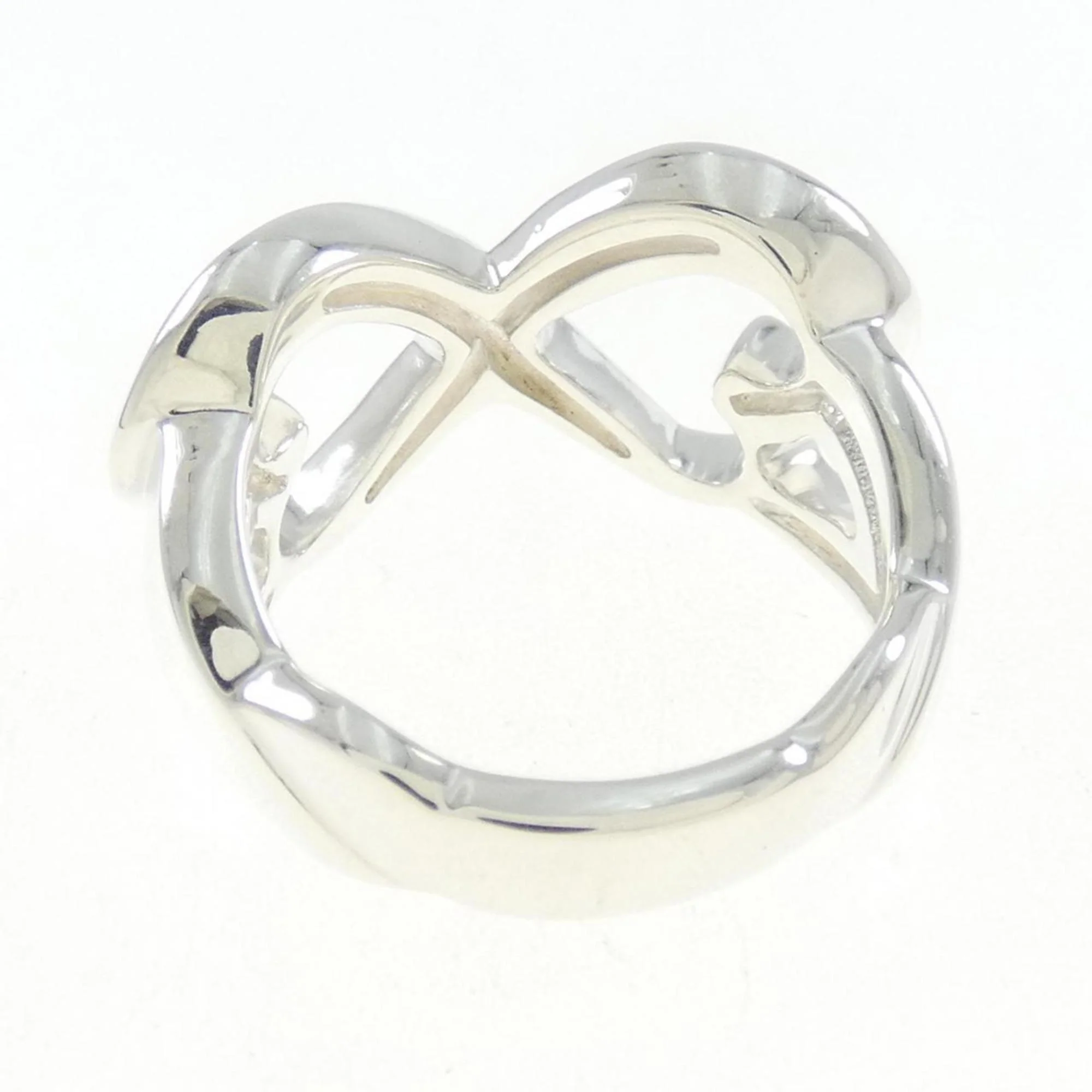 Double Loving Heart Ring Sterling Silver - Image 3