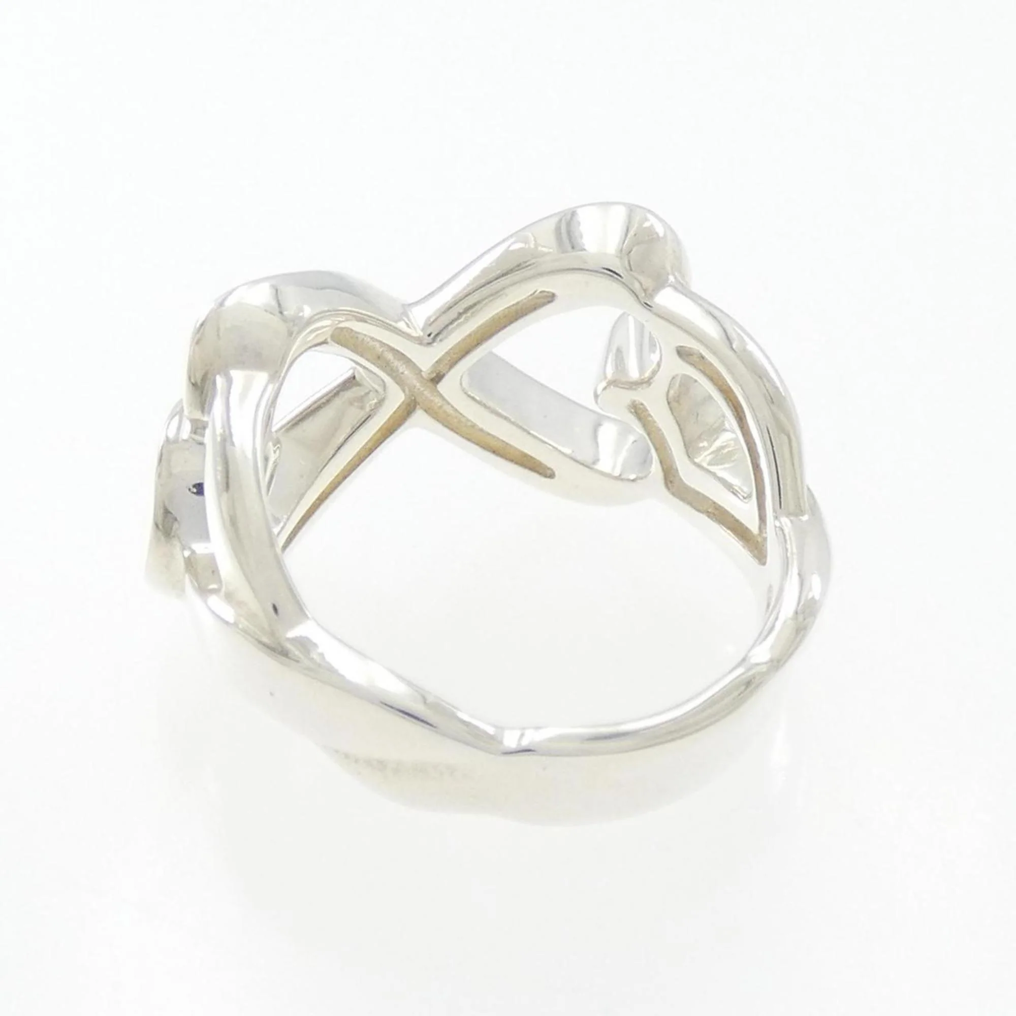 Double Loving Heart Ring Sterling Silver - Image 3