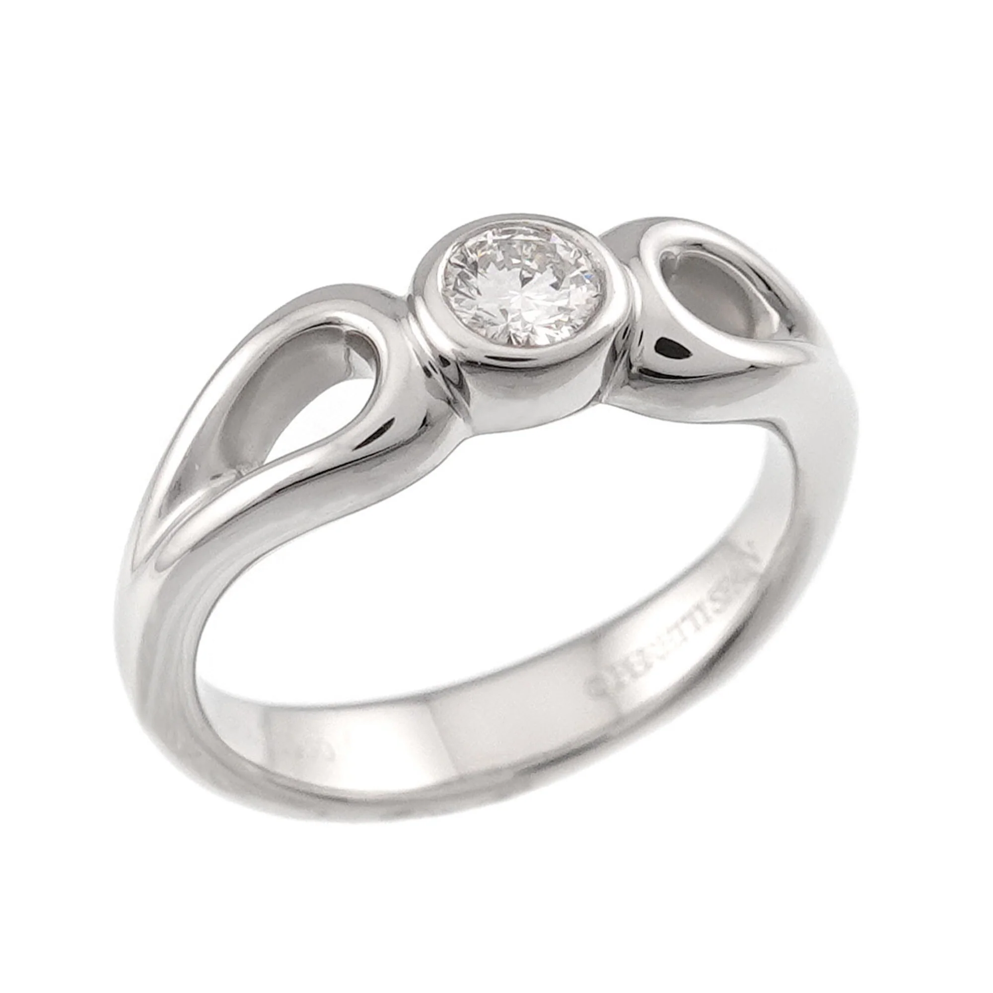 Double Teardrop Ring Platinum - Image 5