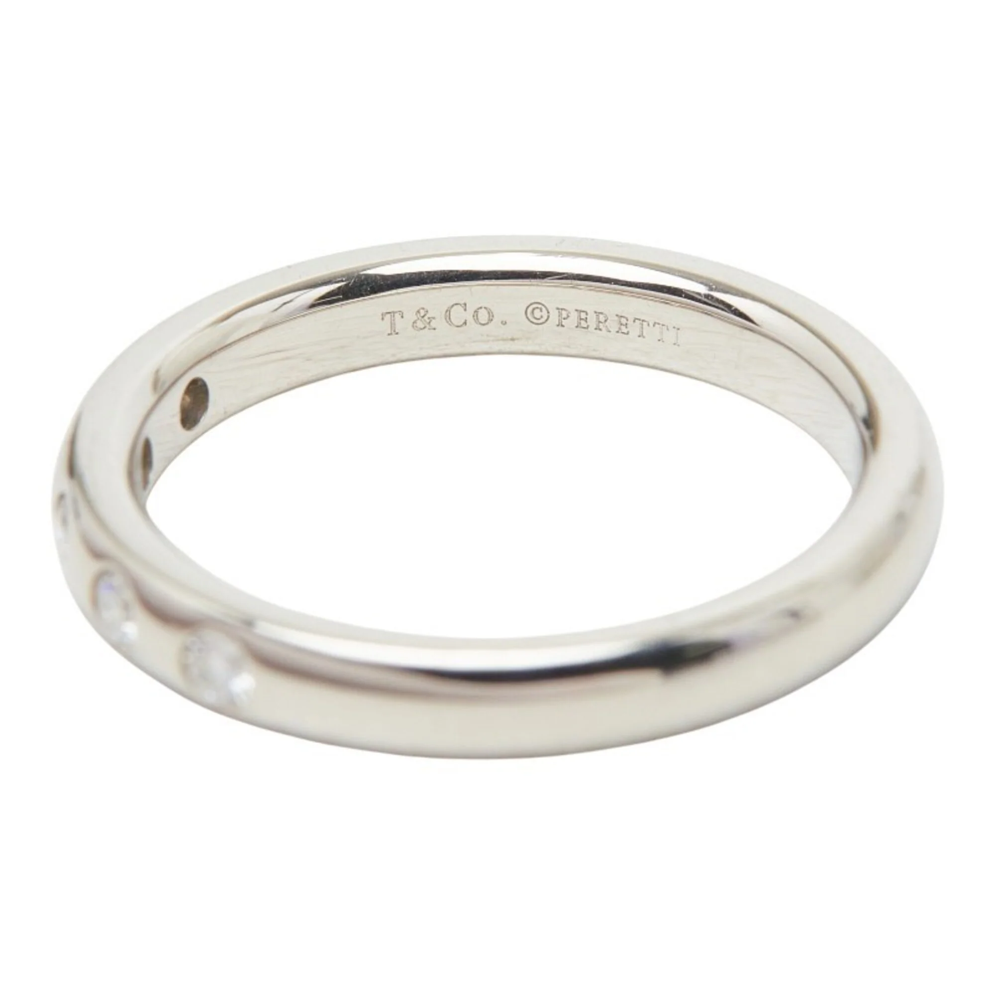 Elsa Peretti Ring Sterling Silver and Platinum - Image 6