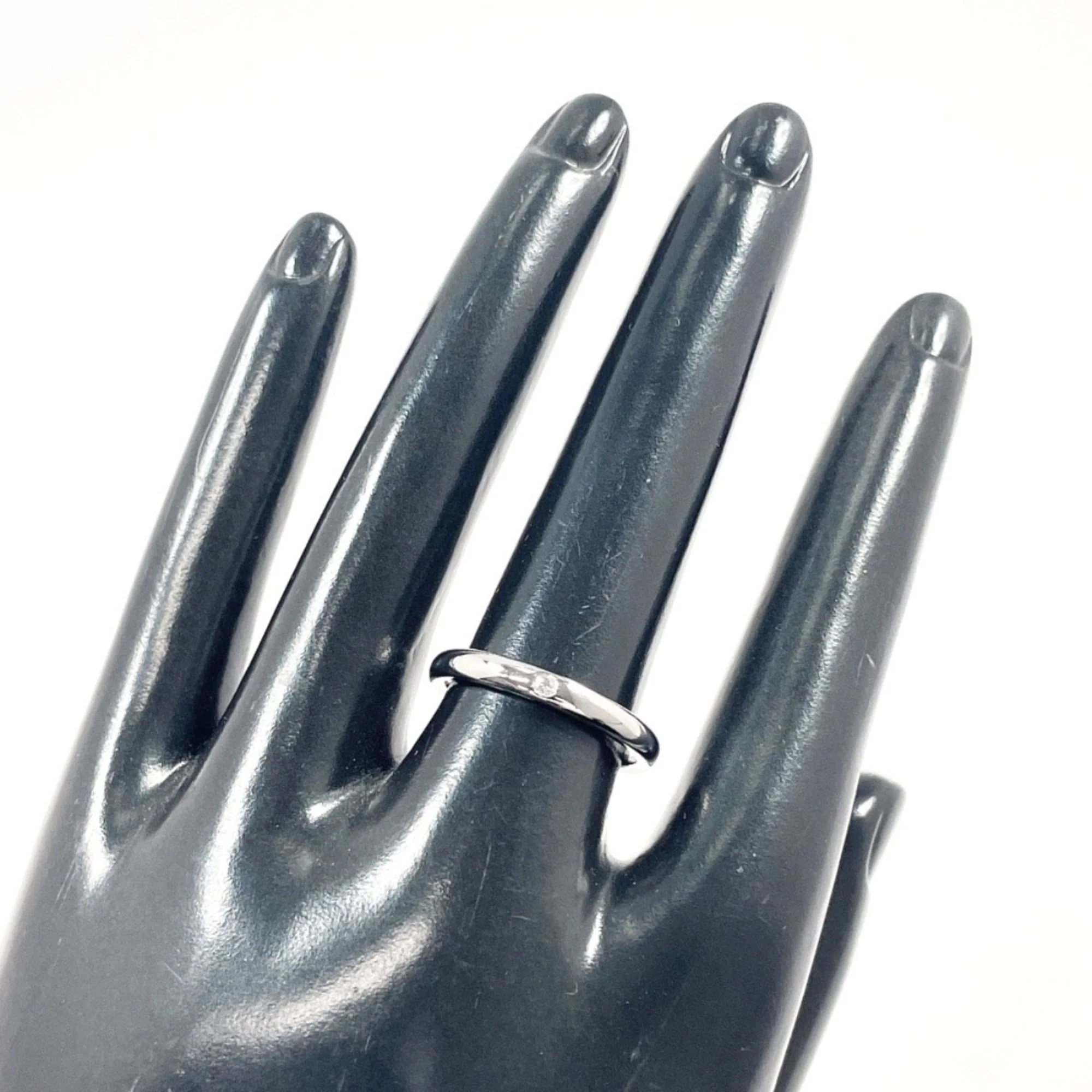 Elsa Peretti Ring Sterling Silver and Platinum - Image 7