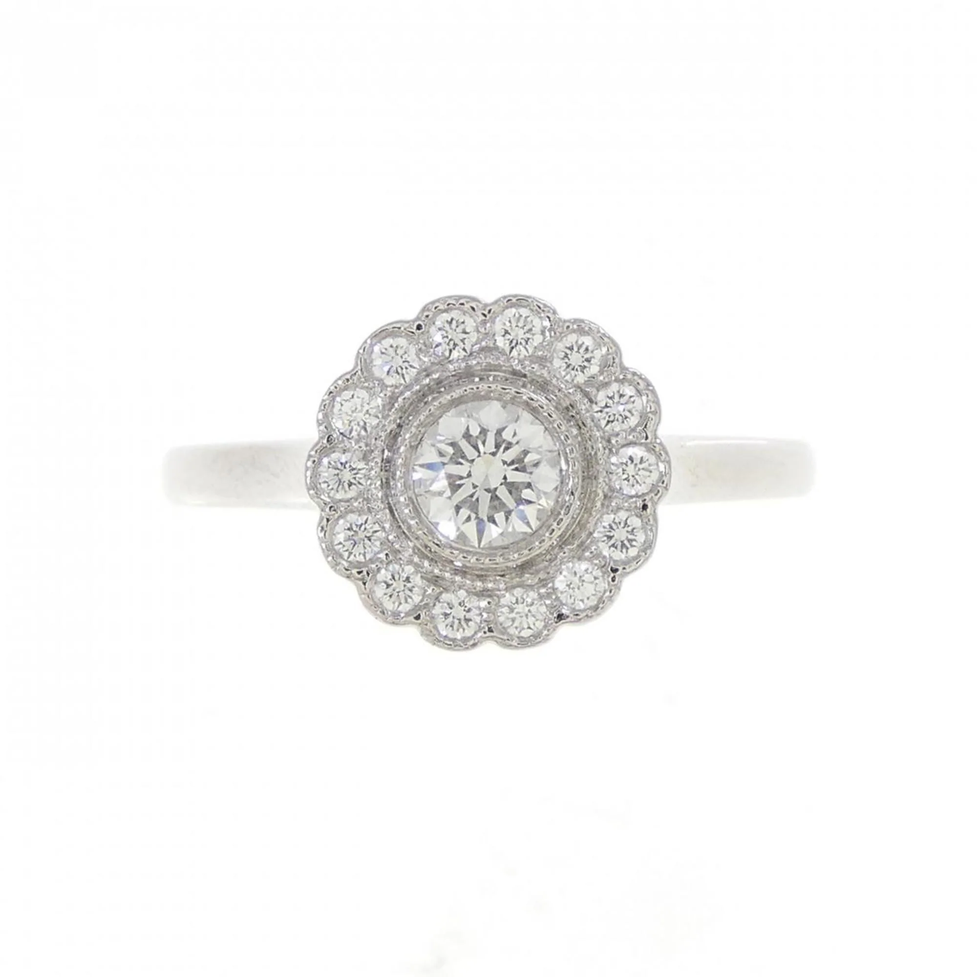 Enchant Flower Ring Platinum with Diamond - Image 2