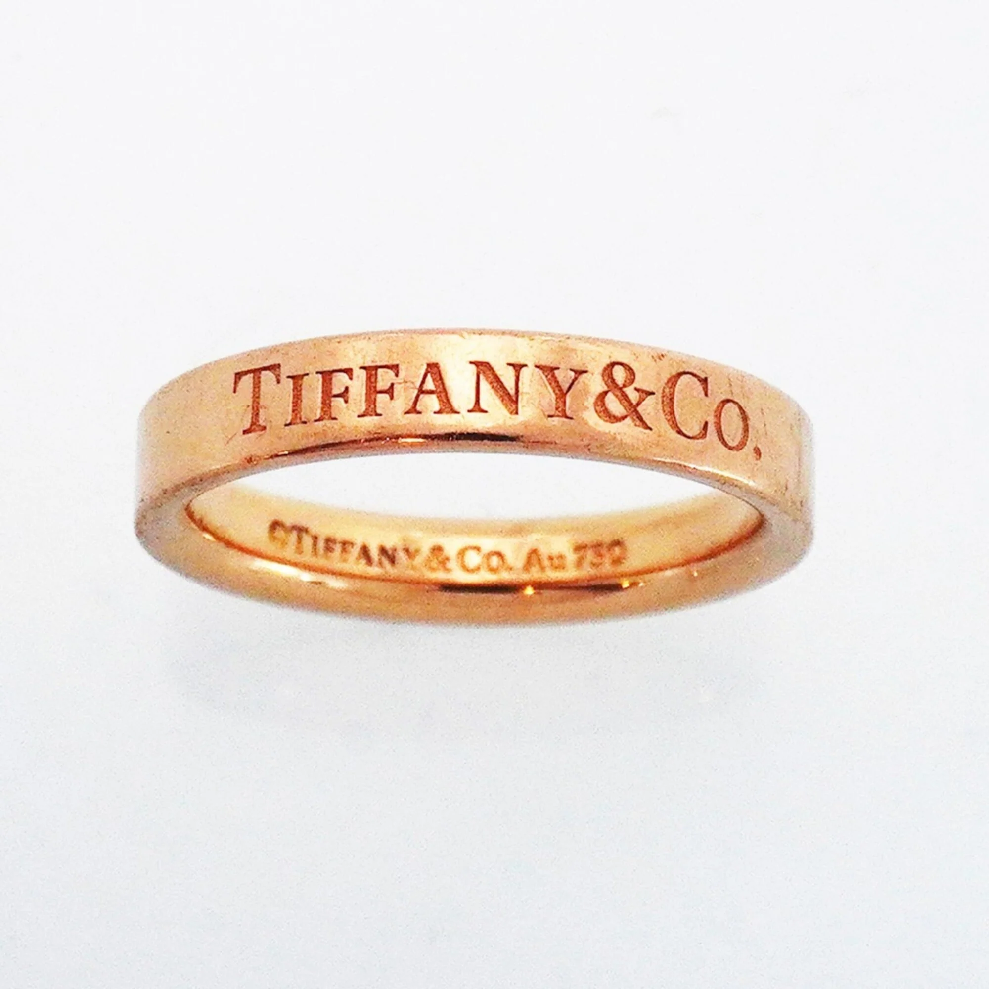 Flat Band Ring 18K Rose Gold - Image 2