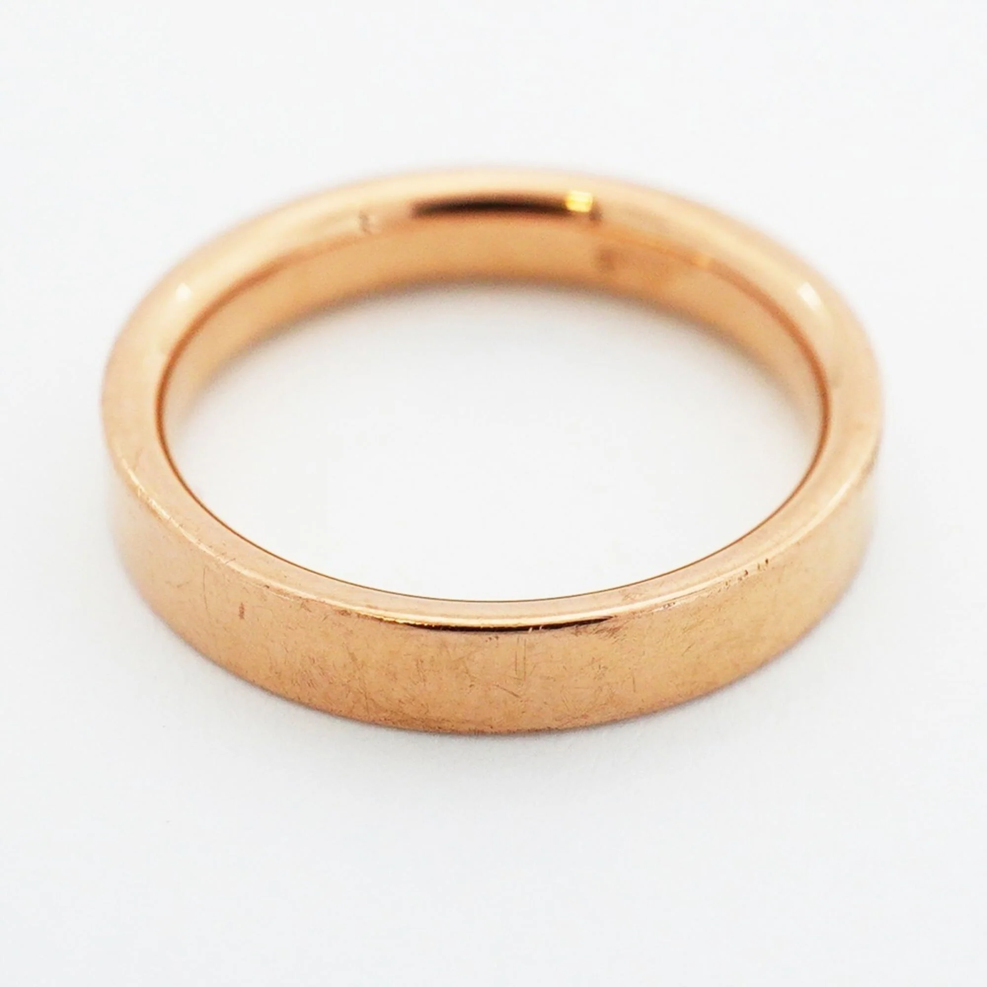 Flat Band Ring 18K Rose Gold - Image 7