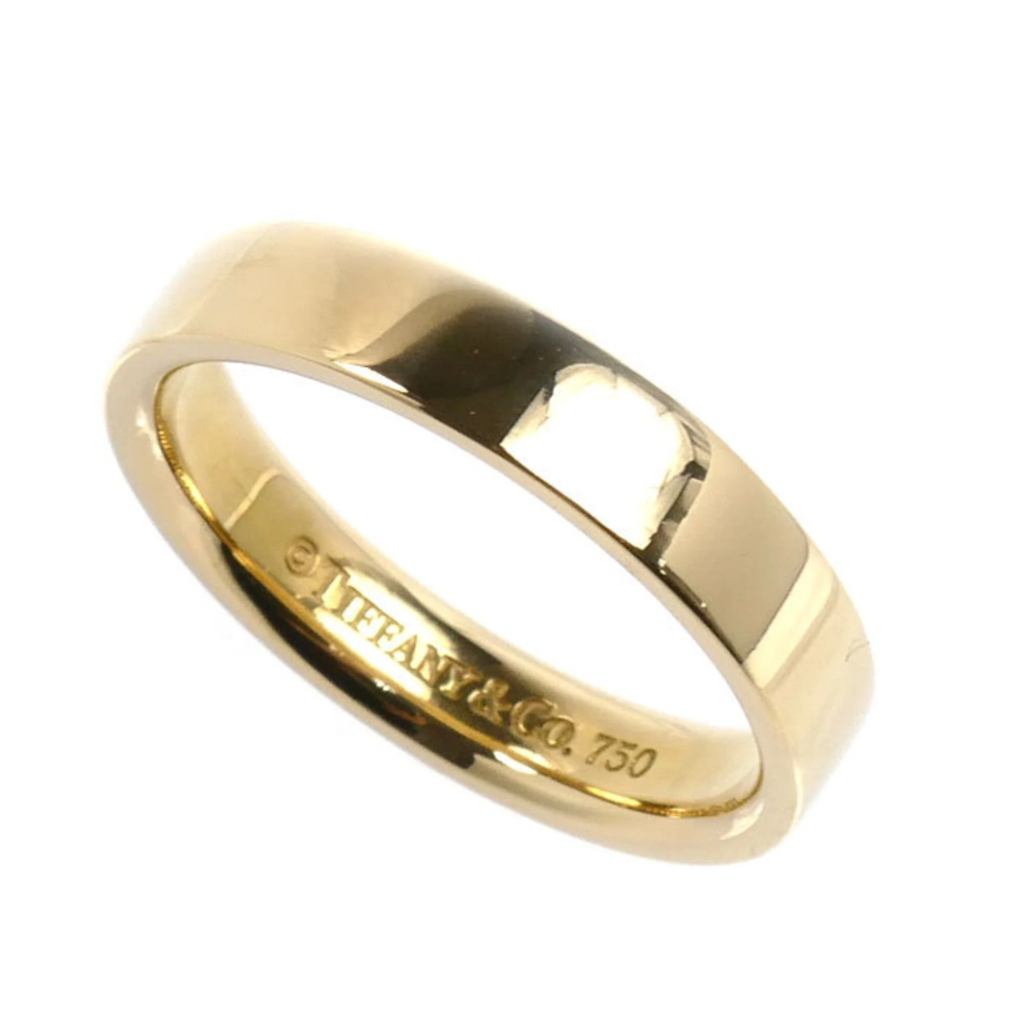 Flat Band Ring 18K Yellow Gold