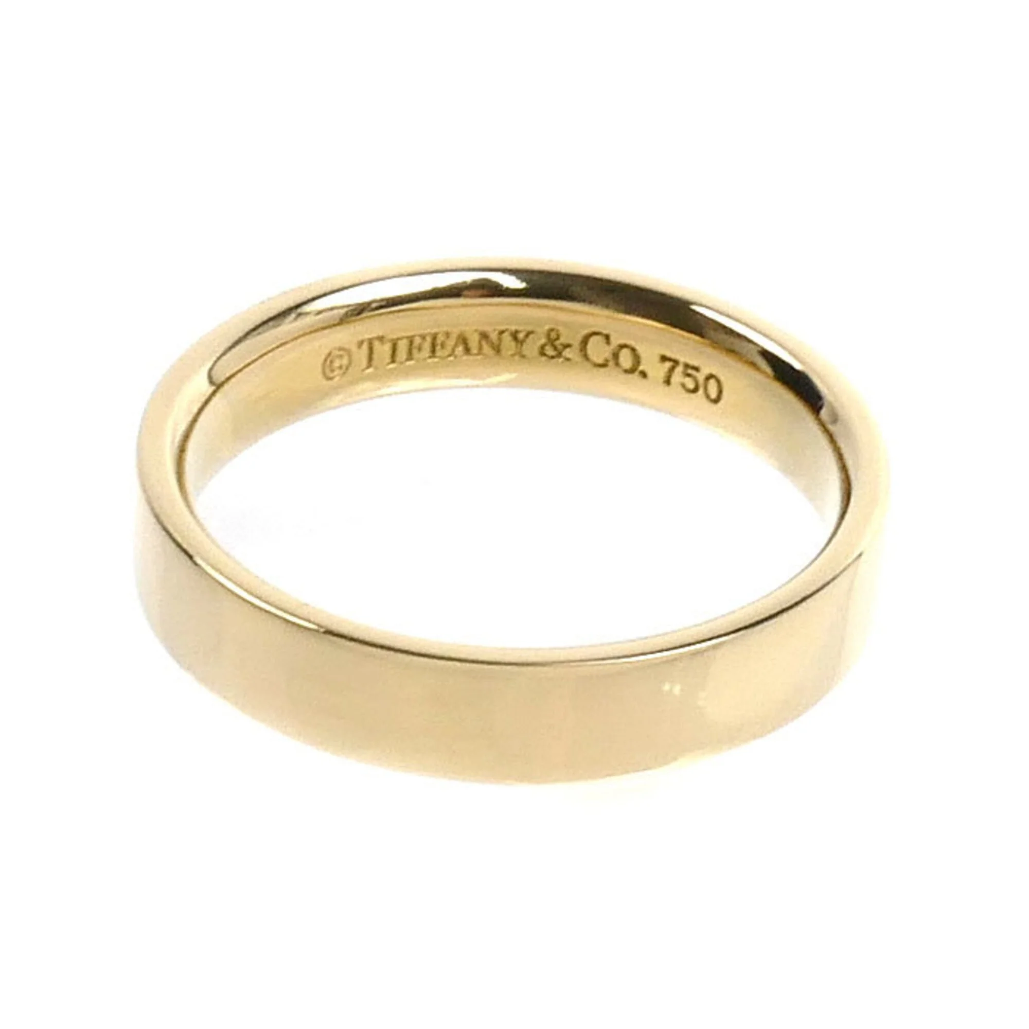 Flat Band Ring 18K Yellow Gold - Image 3