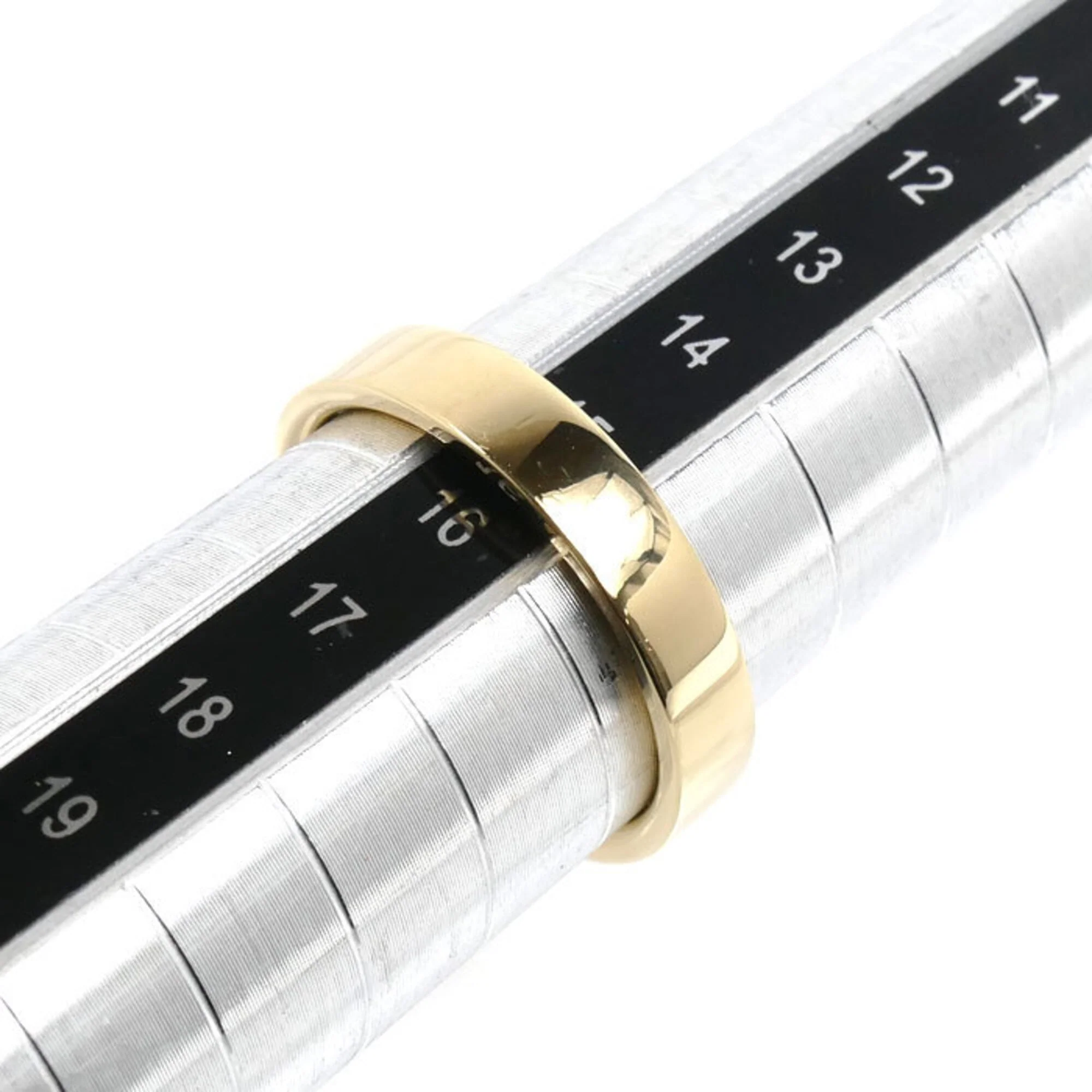 Flat Band Ring 18K Yellow Gold - Image 6