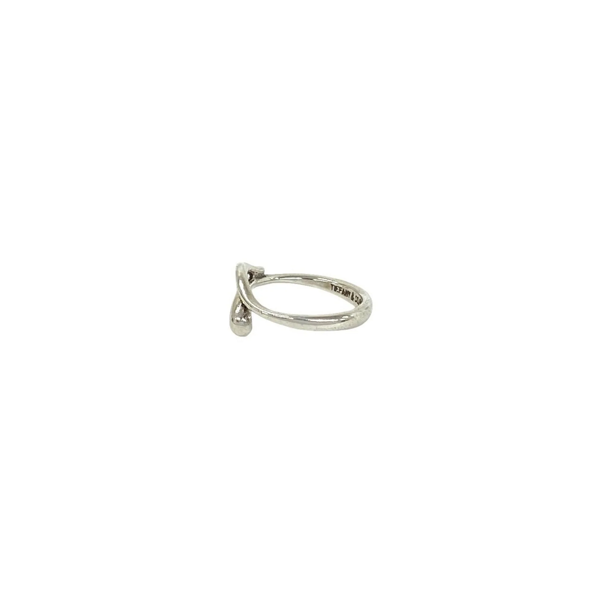 Freeform Teardrop Ring Sterling Silver - Image 4