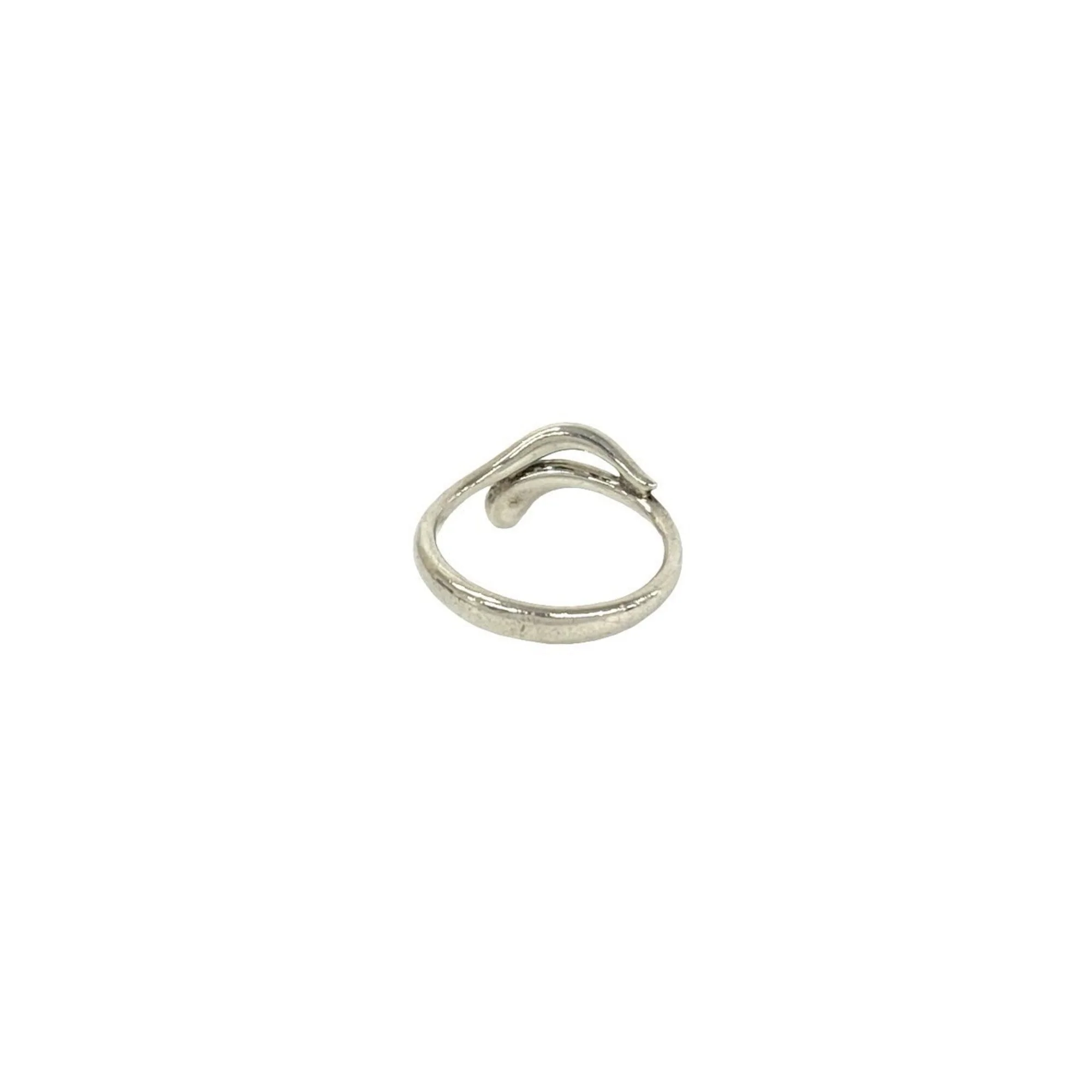 Freeform Teardrop Ring Sterling Silver - Image 6