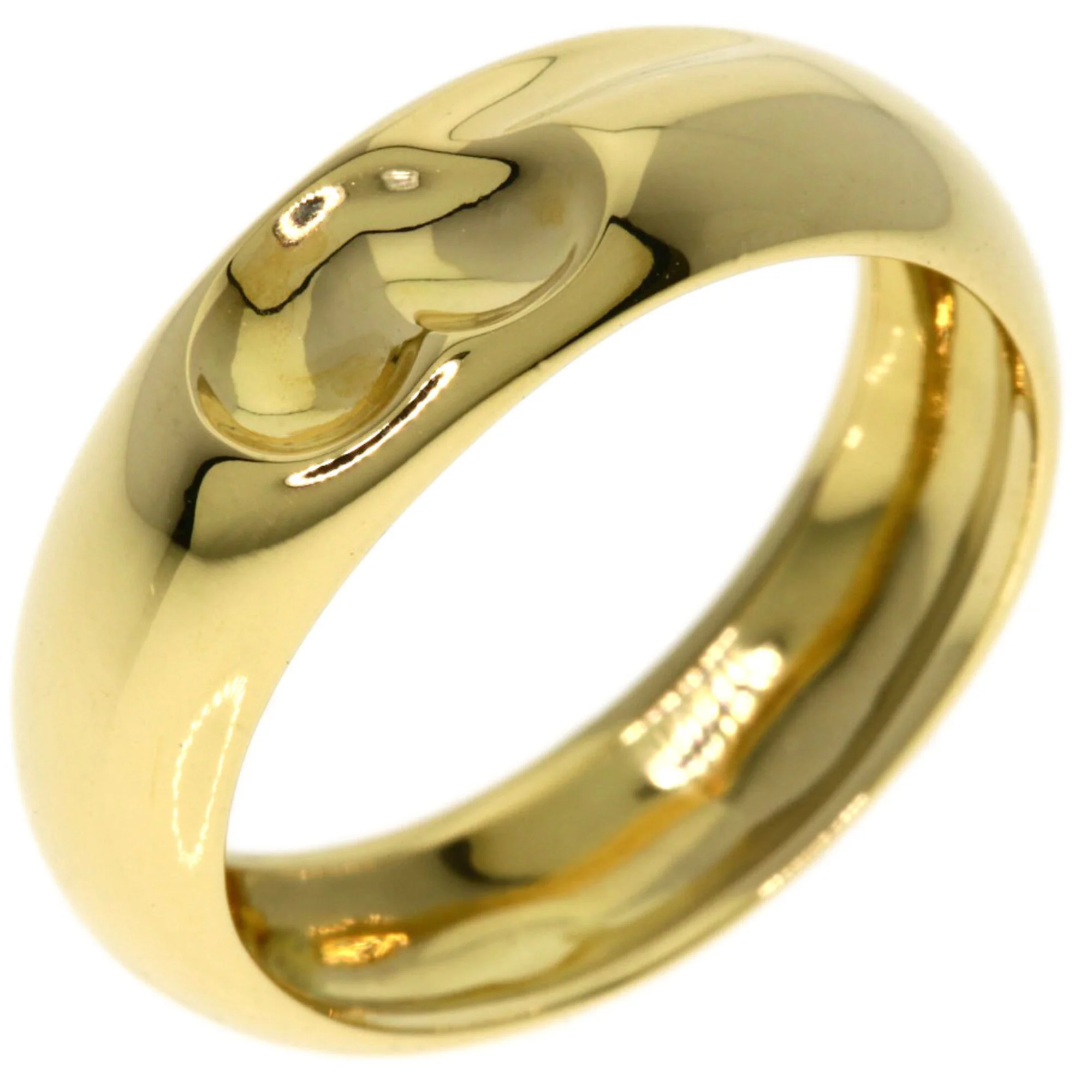 Full Heart Ring 18K Yellow Gold - Image 2