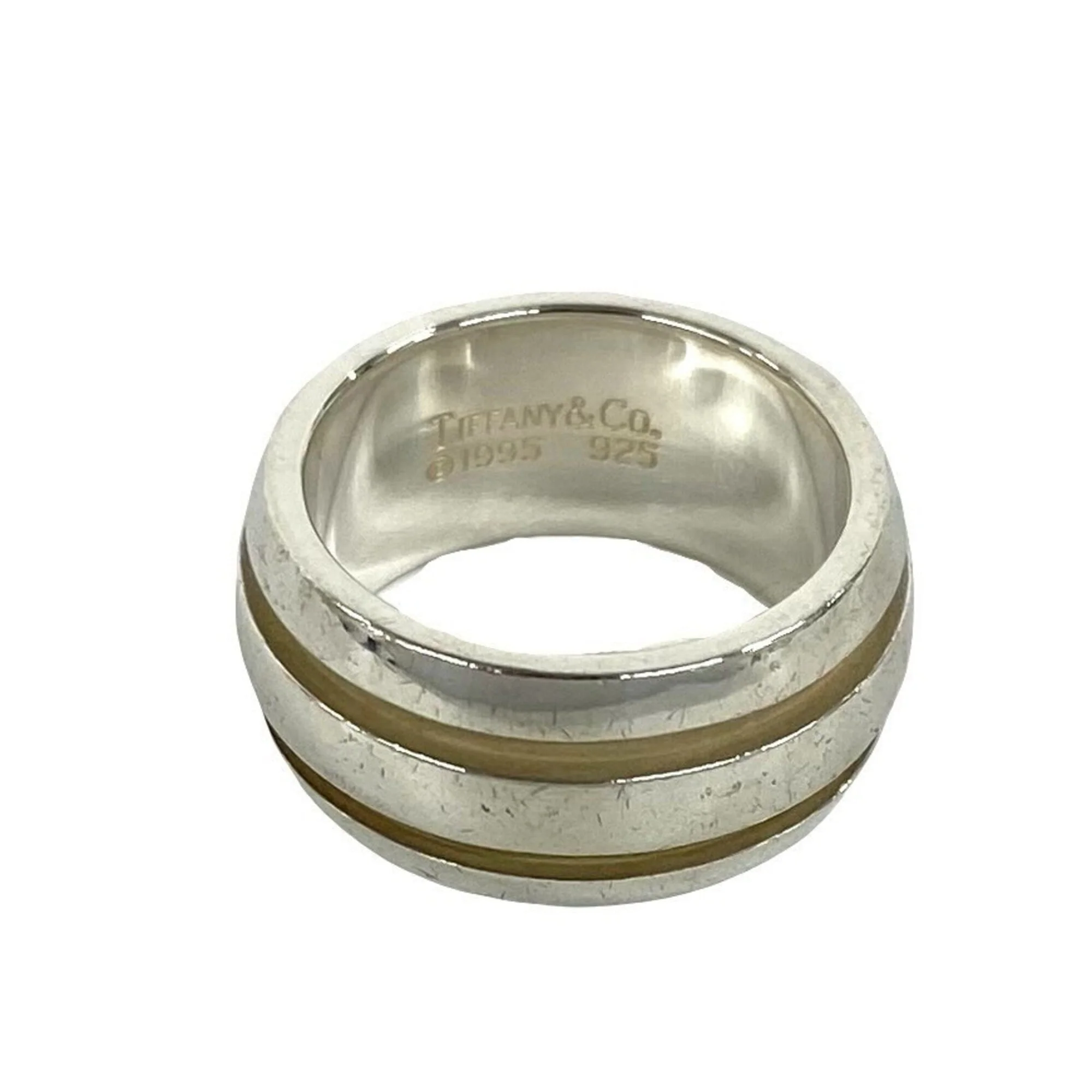Grooved Double Line Ring Sterling Silver - Image 3