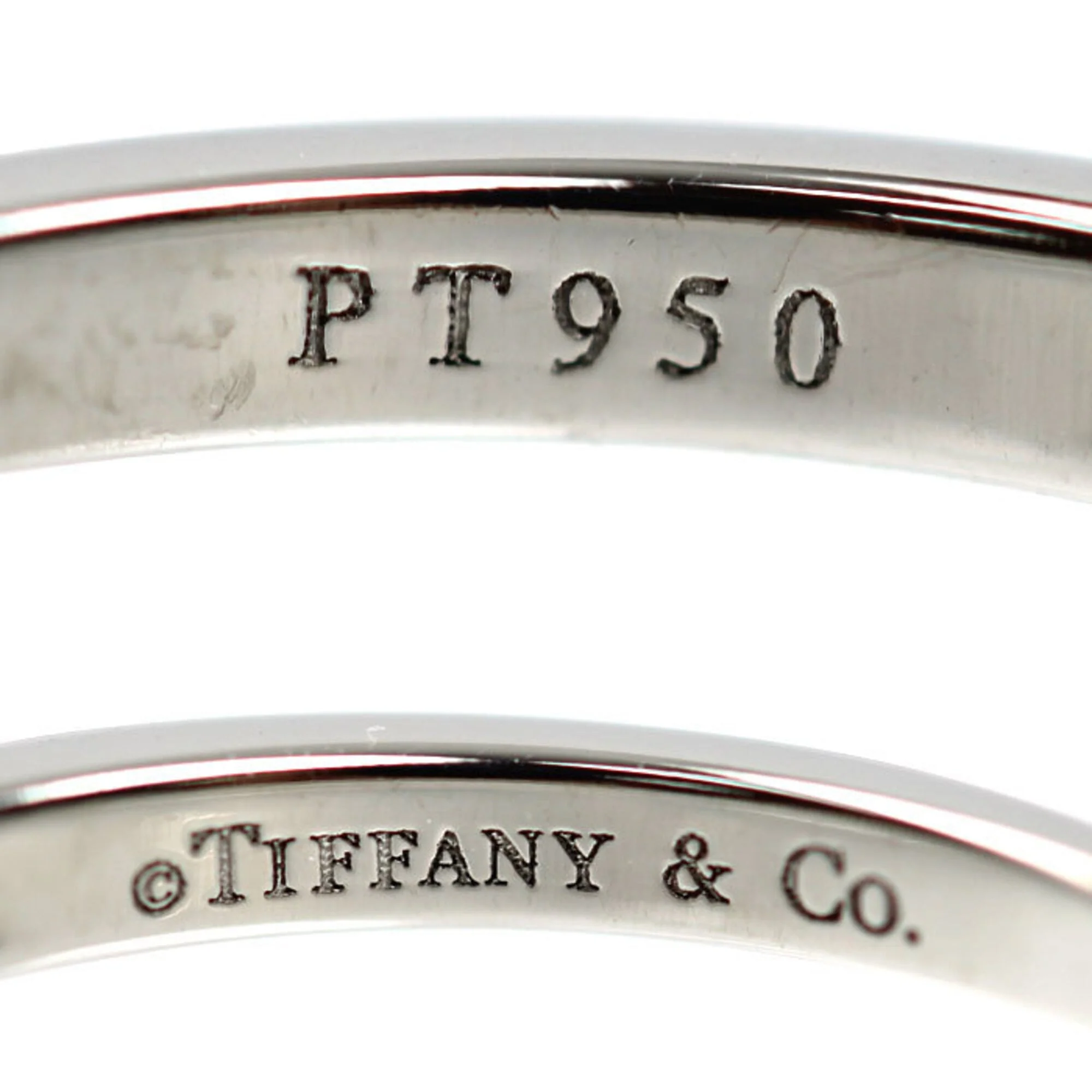 Half Eternity Band Ring Platinum with Diamond - Image 5