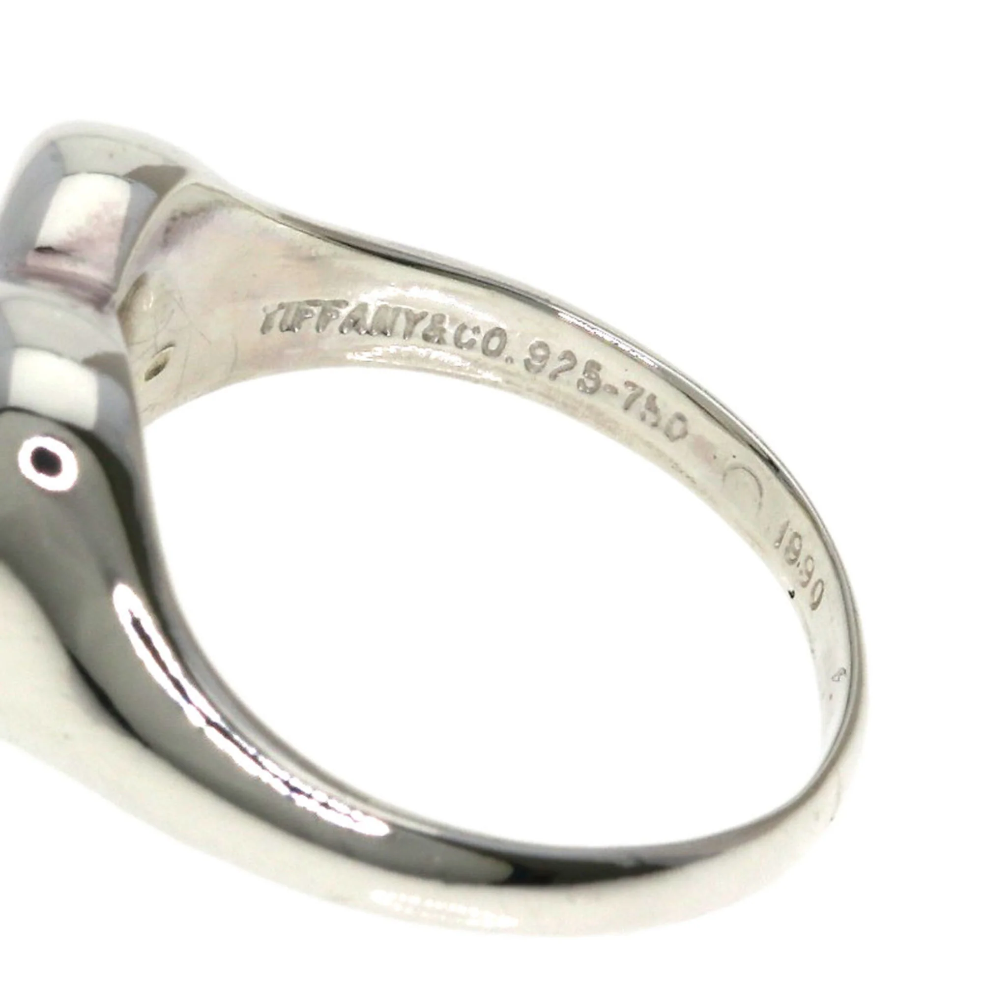 Heart Ribbon Ring Sterling Silver and 18K Yellow Gold - Image 5