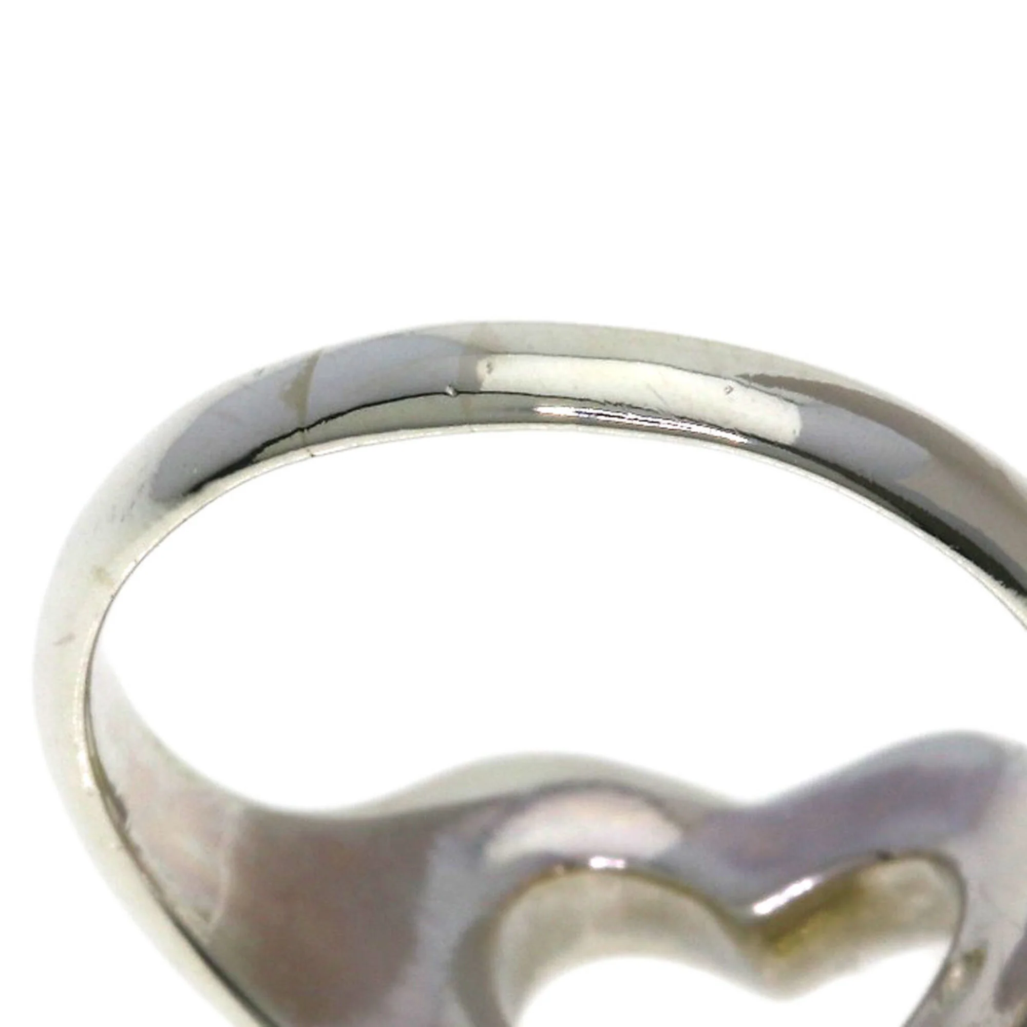 Heart Ribbon Ring Sterling Silver and 18K Yellow Gold - Image 7