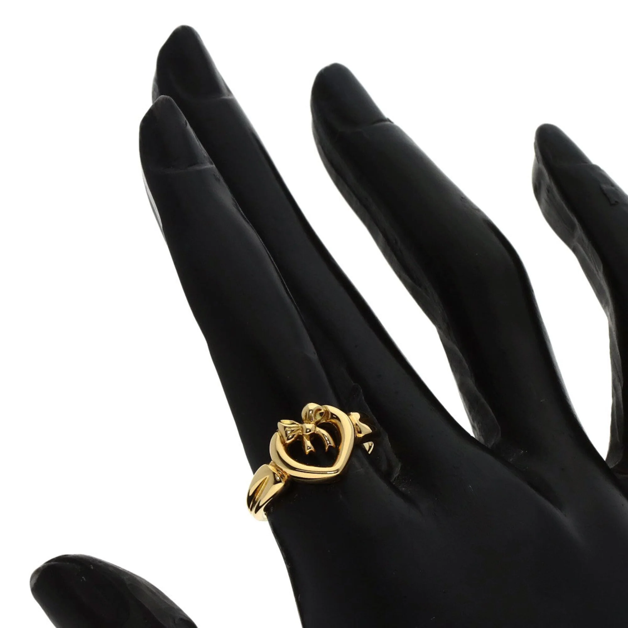 Heart Ring 18K Yellow Gold - Image 7