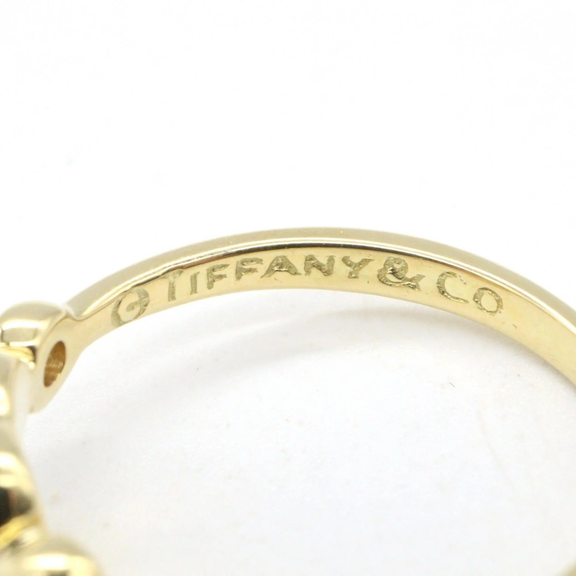 Heart Ring 18K Yellow Gold with Diamond - Image 4