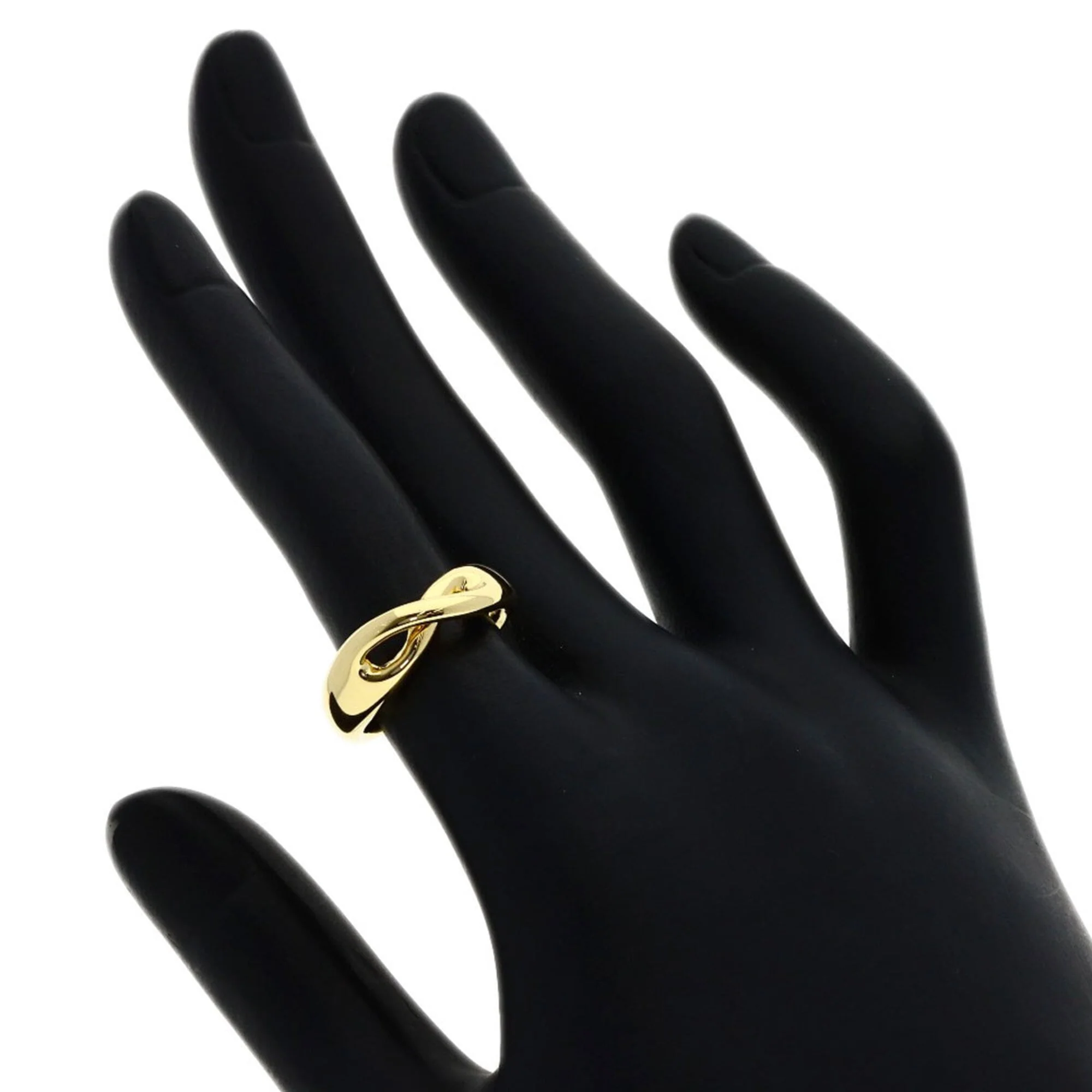 Infinity Ring 18K Yellow Gold - Image 6