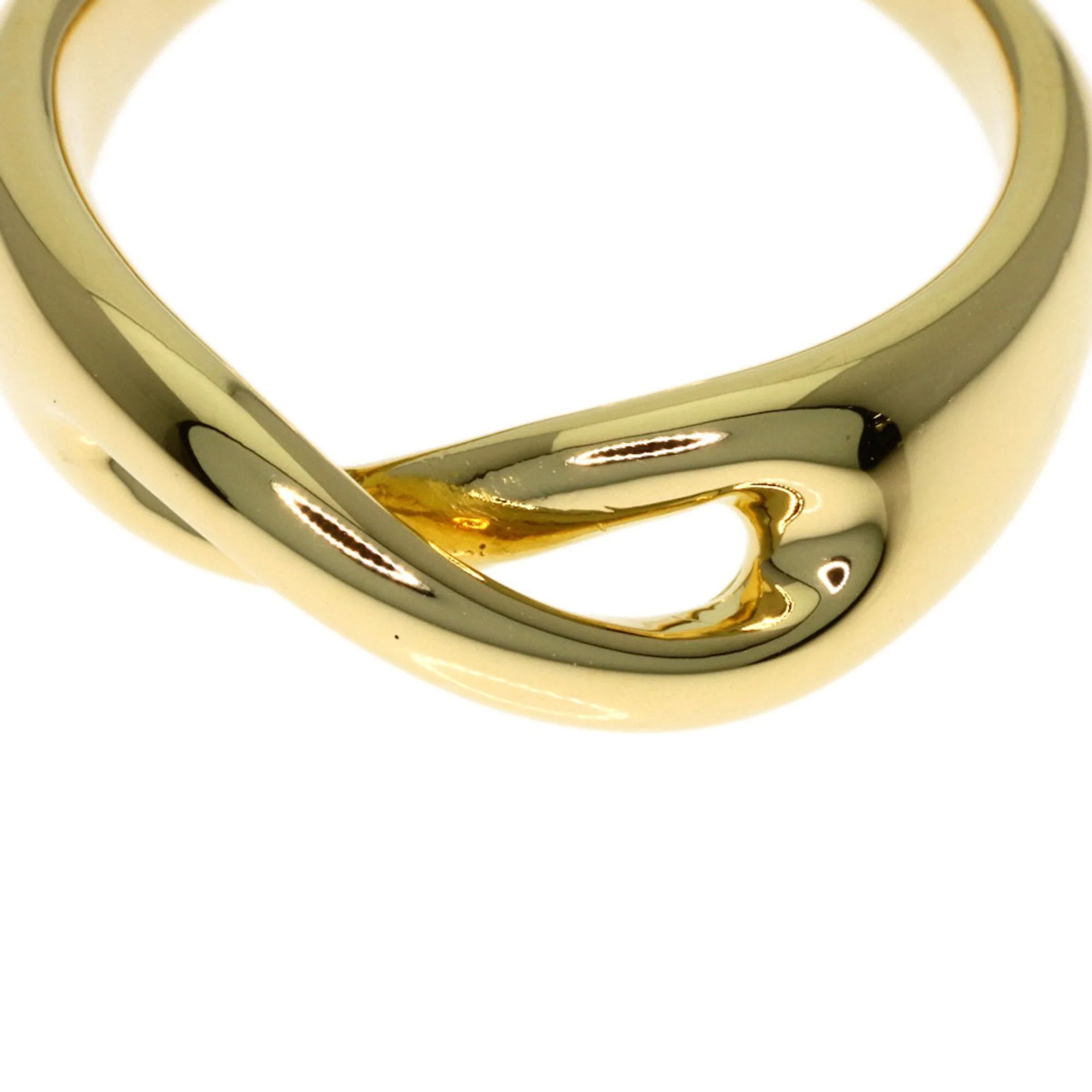 Infinity Ring 18K Yellow Gold - Image 7