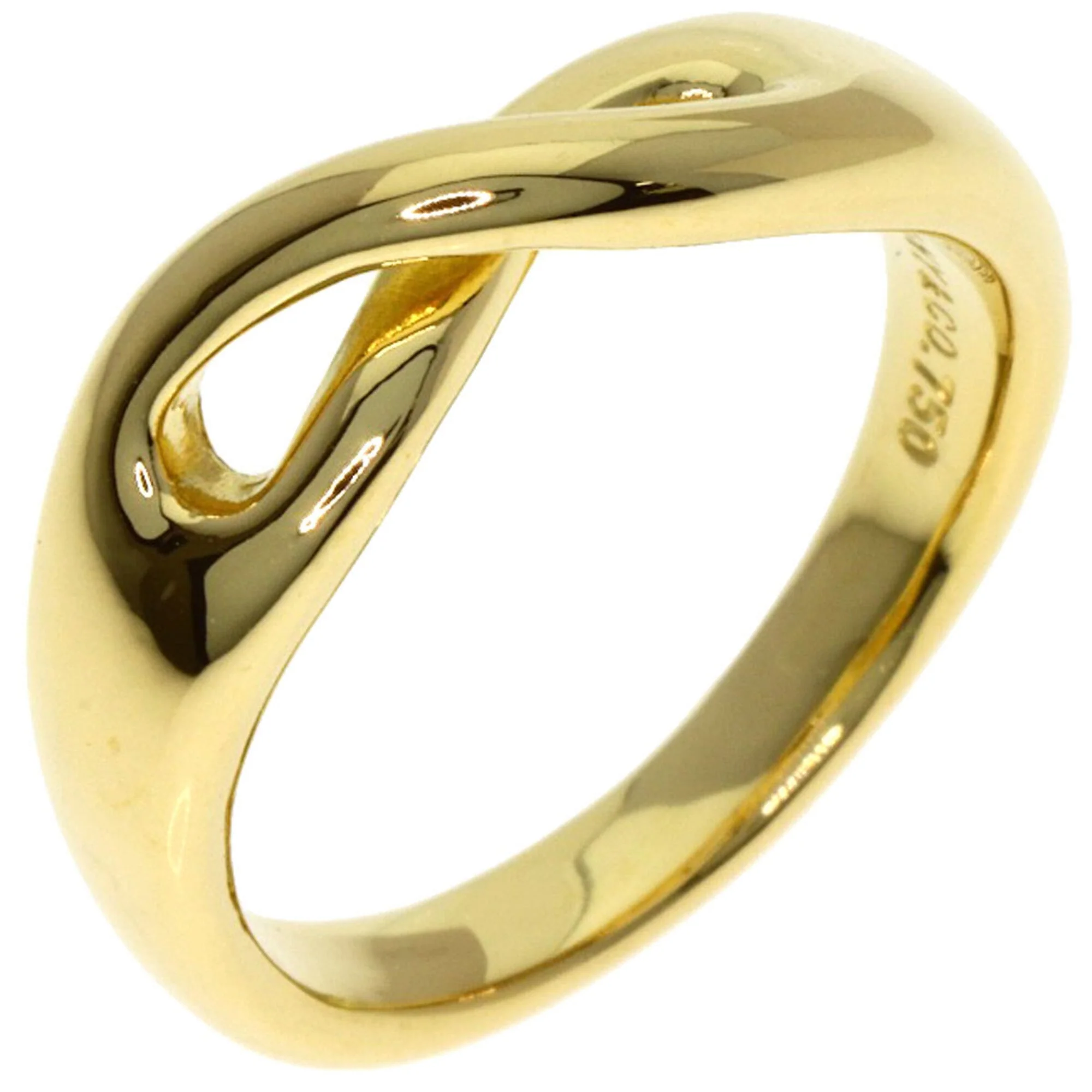 Infinity Ring 18K Yellow Gold - Image 2