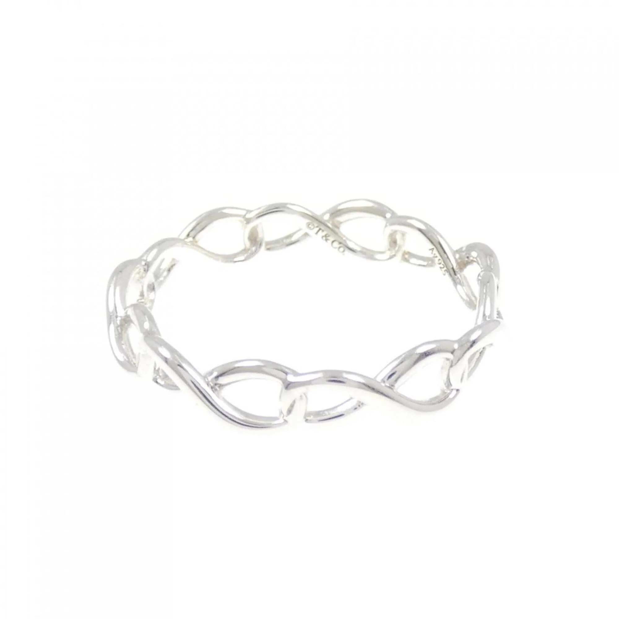Infinity Ring Sterling Silver Narrow - Image 2
