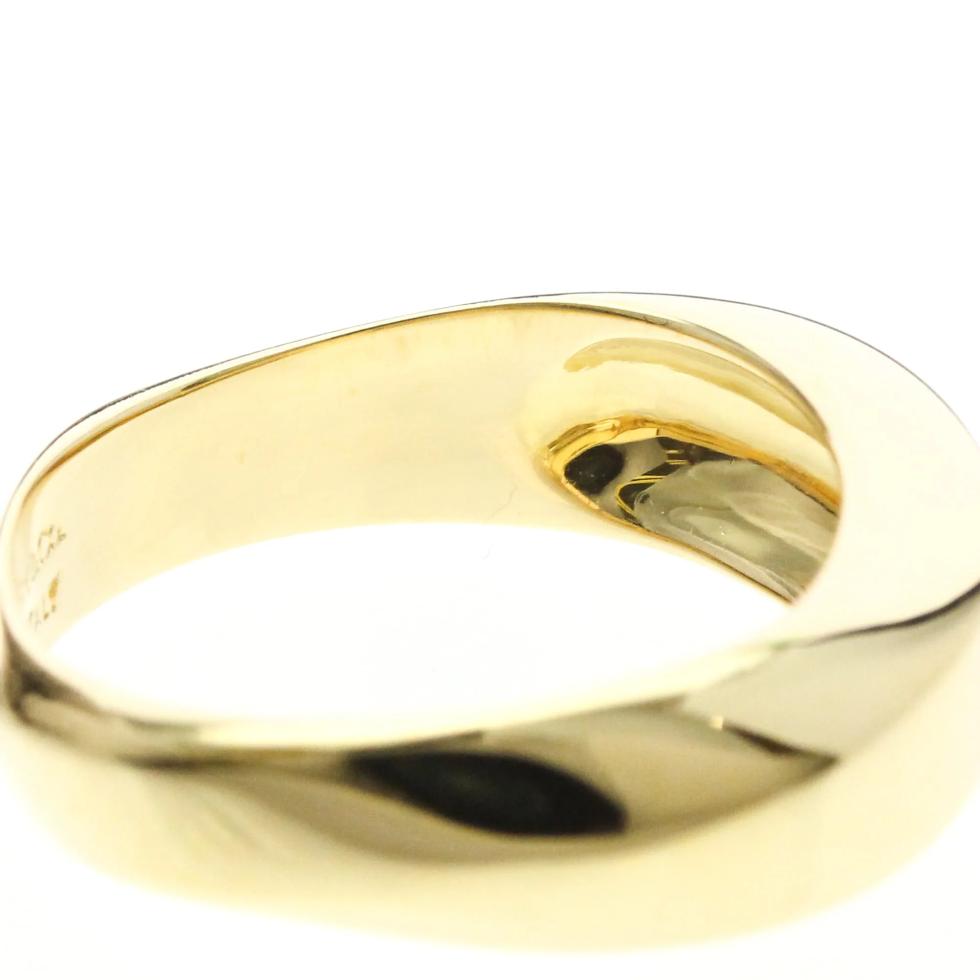 Knife Edge Ring 18K Yellow Gold - Image 8