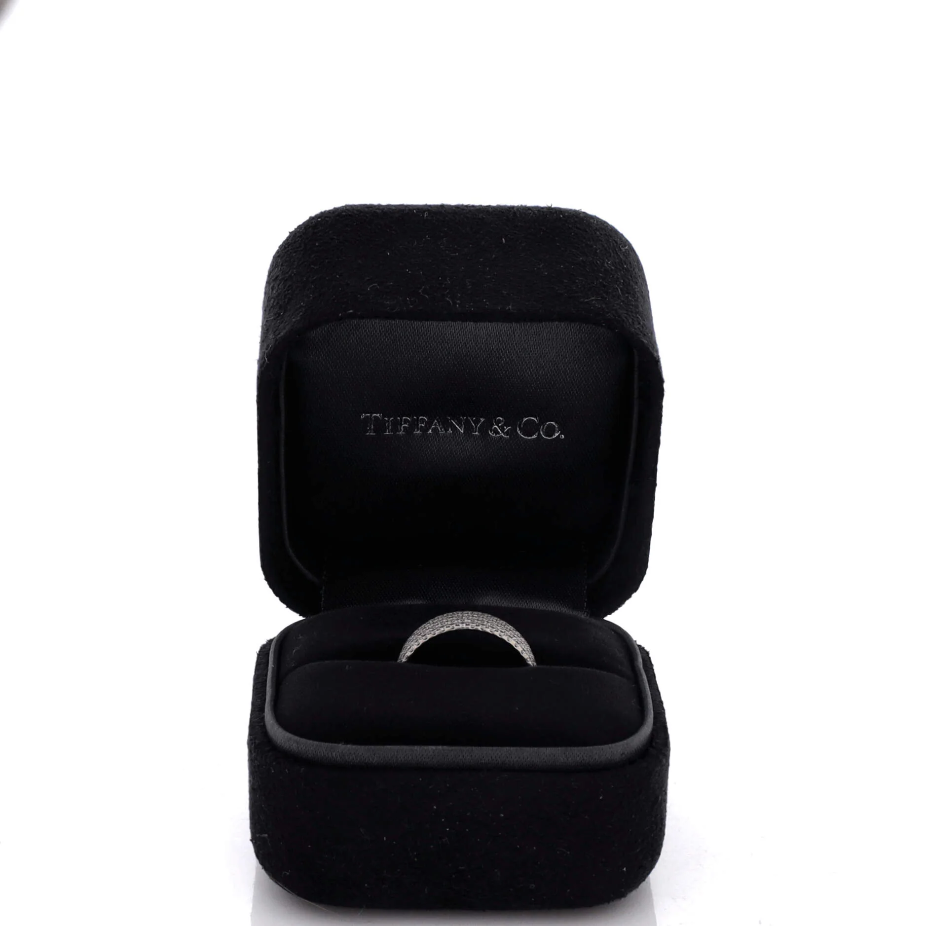 Metro 5 Rows Ring 18K White Gold and Diamonds - Image 2