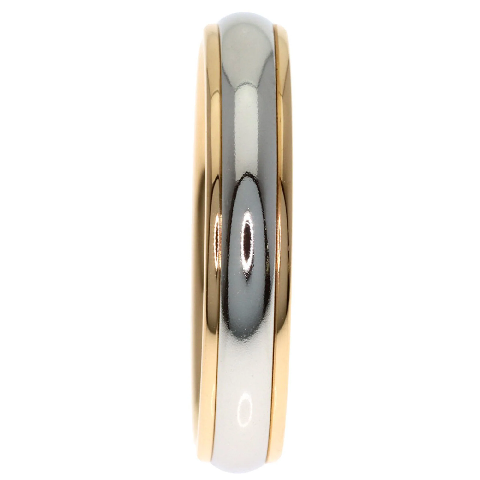 Milgrain Ring 18K Yellow Gold and Platinum - Image 3