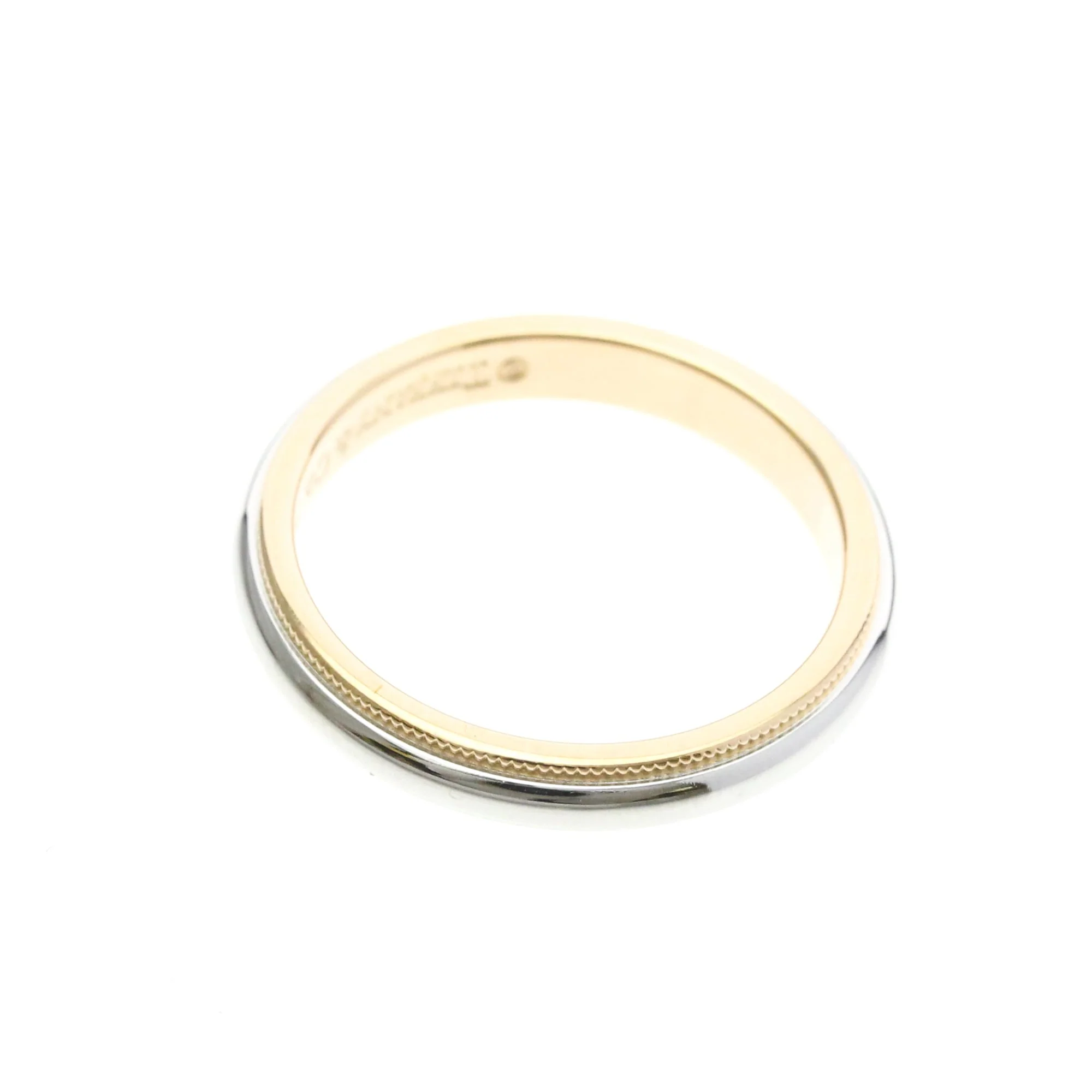 Milgrain Ring Sterling Silver and 18K Rose Gold and Platinum - Image 9