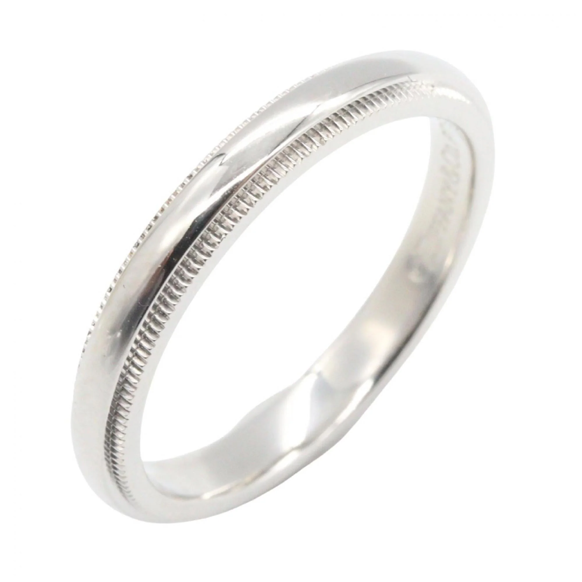 Milgrain Ring Sterling Silver and Platinum