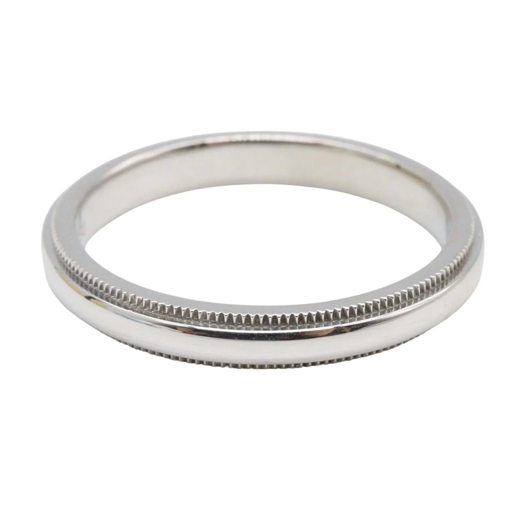 Milgrain Ring Sterling Silver and Platinum - Image 2